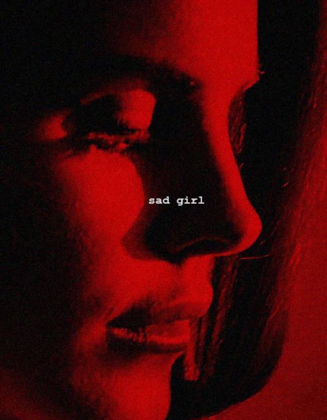 Lana Del Rey, sad girl aesthetic, red light, HD Phone Wallpaper