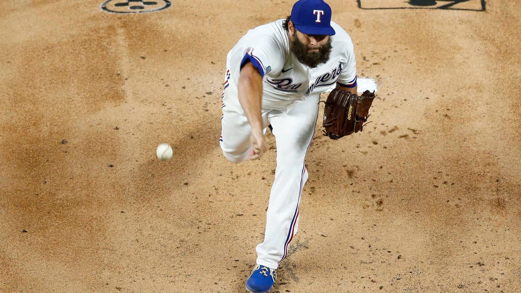 Lance Lynn, white uniform, blue cap, HD Desktop Wallpaper
