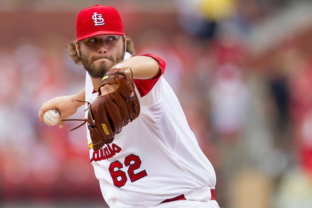Lance Lynn, red cap, white jersey, SD Desktop Wallpaper