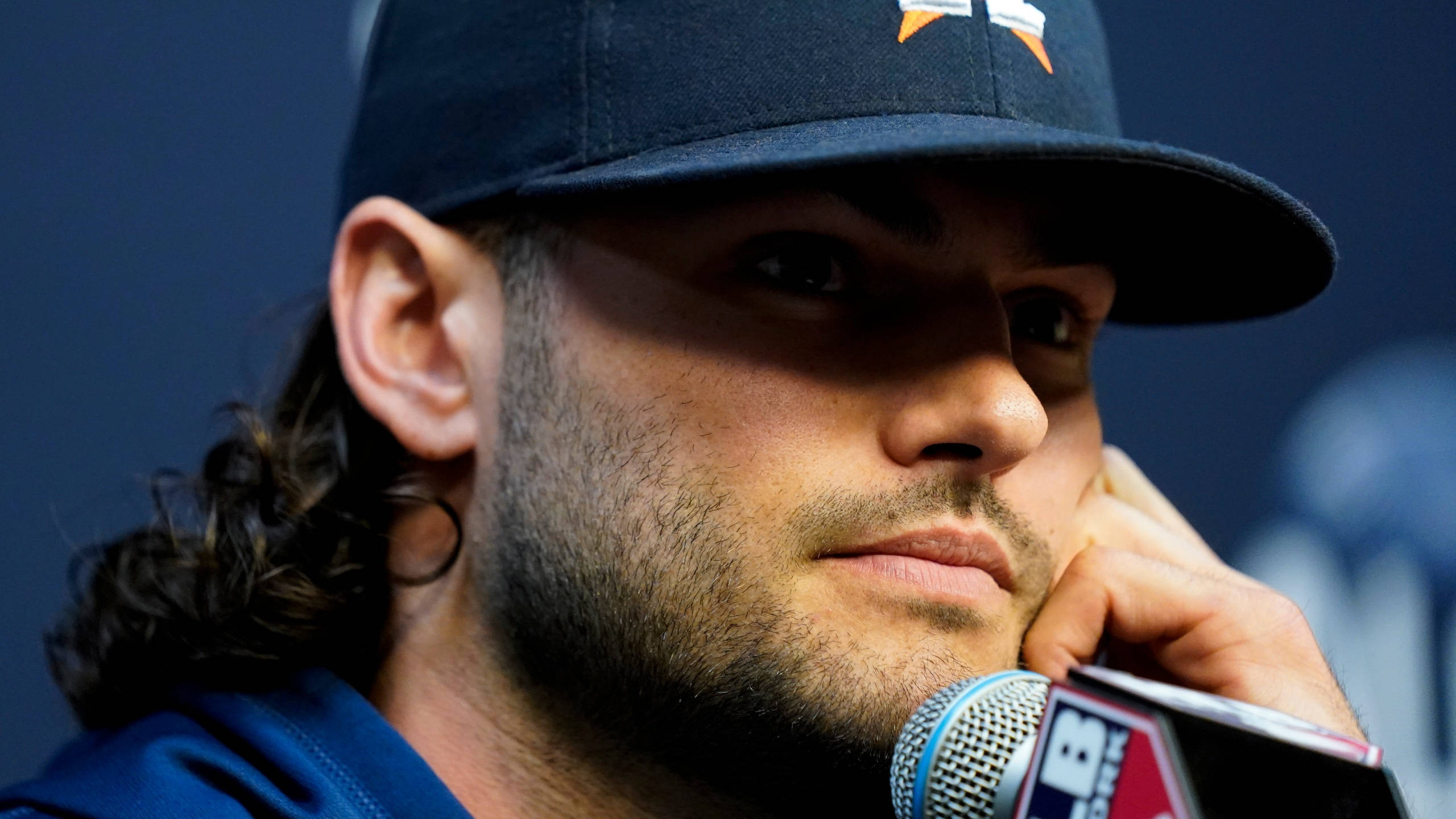Lance Mccullers, baseball player, long hair, 2K Desktop Wallpaper