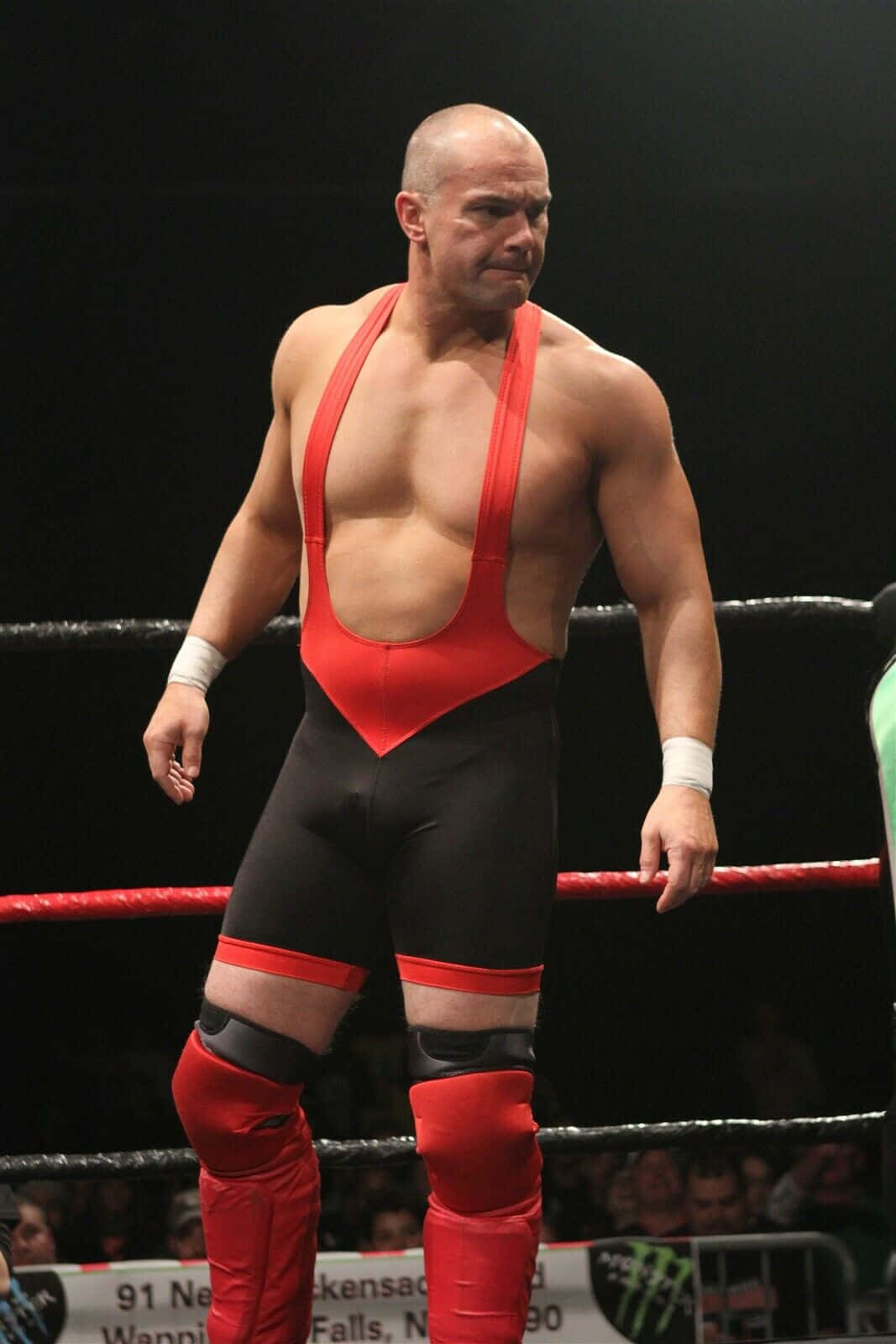 Lance Storm, red and black gear, lit ring, HD Phone Wallpaper