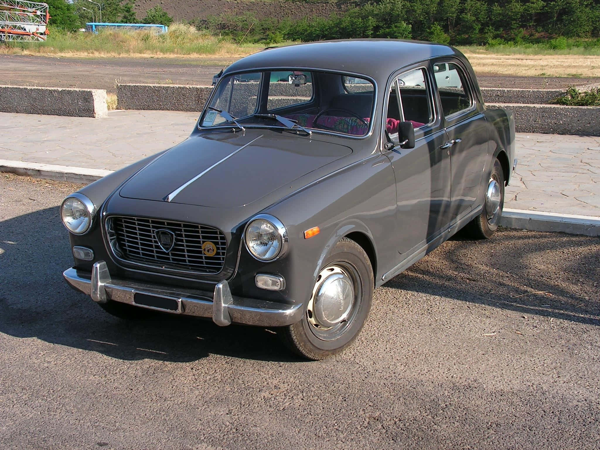 Lancia Appia, sedan, gray, Full HD Desktop Wallpaper