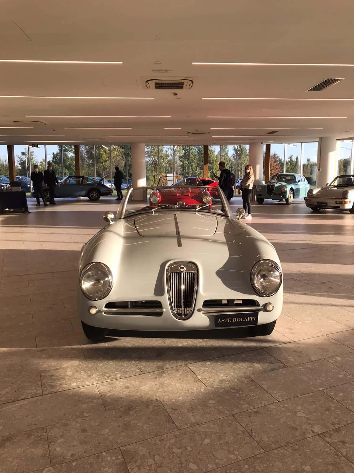 Lancia Aprilia, silver, classic convertible sports car, HD Phone Wallpaper