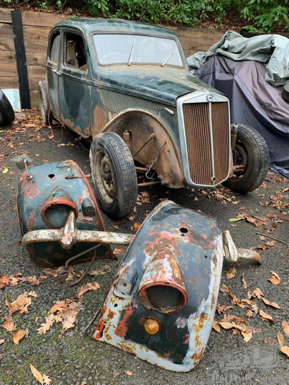 Lancia Aprilia, vintage car, rusted, HD Phone Wallpaper