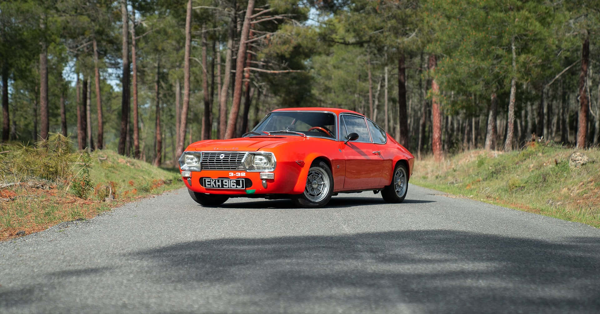 Lancia Fulvia, vintage, red, Full HD Desktop Wallpaper
