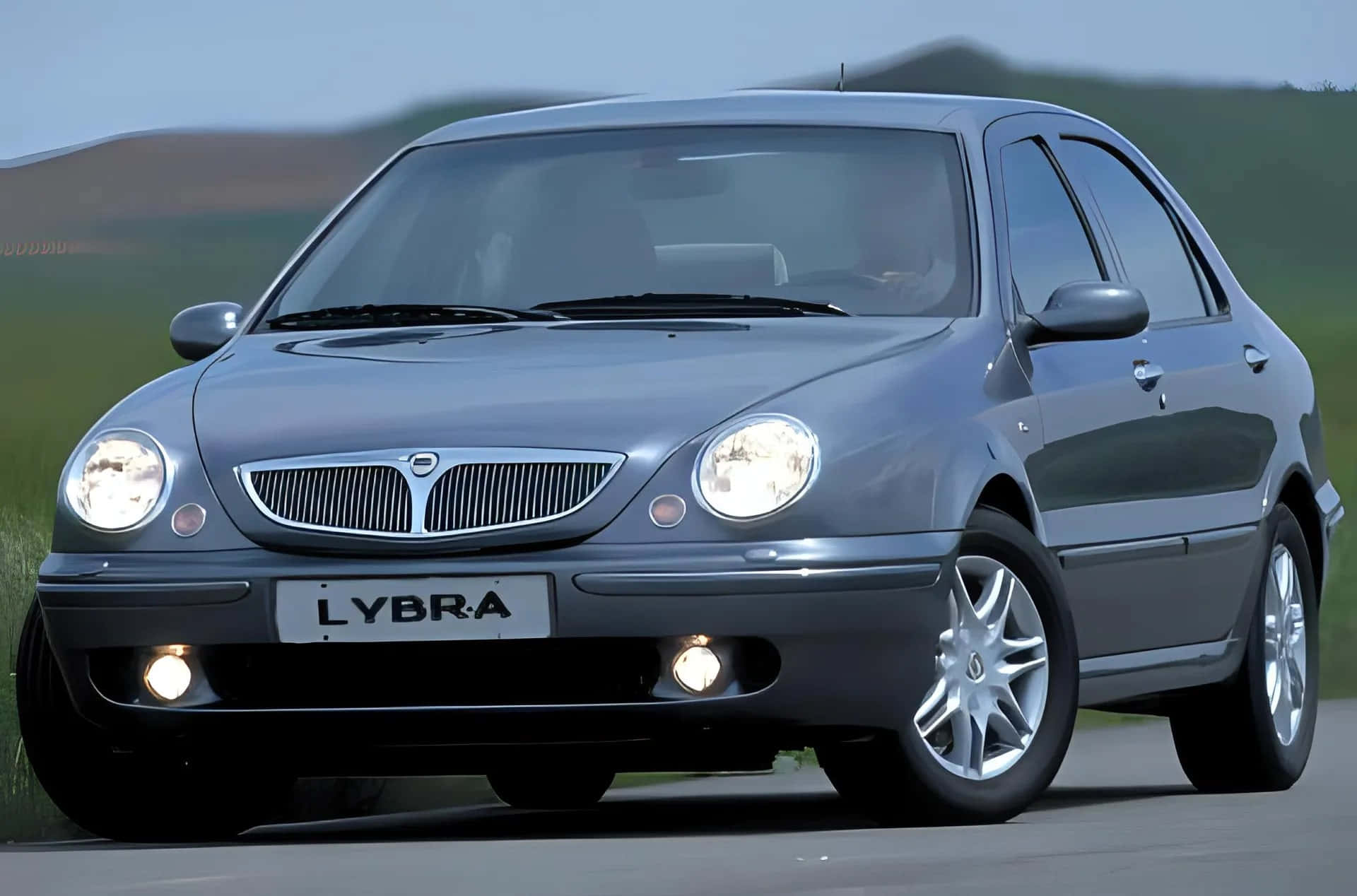 Lancia Lybra, sedan, silver, Full HD Desktop Wallpaper