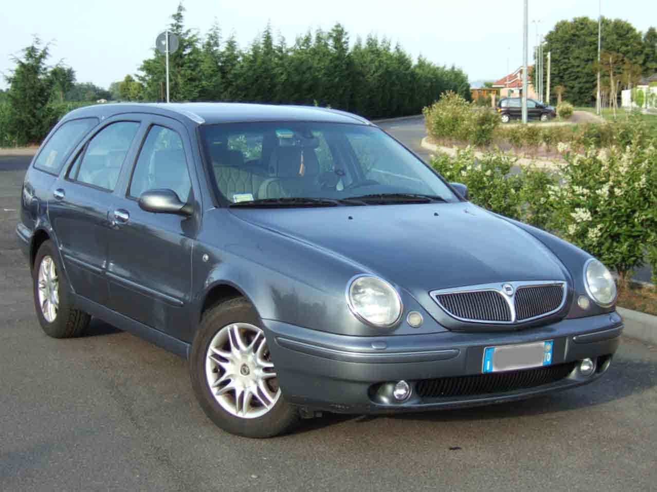 Lancia Lybra, station wagon, gray, SD Desktop Wallpaper