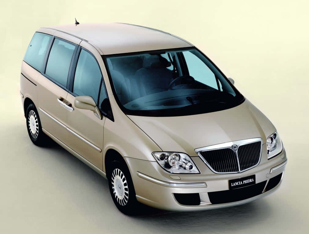 Lancia Phedra, beige, minivan, SD Desktop Wallpaper