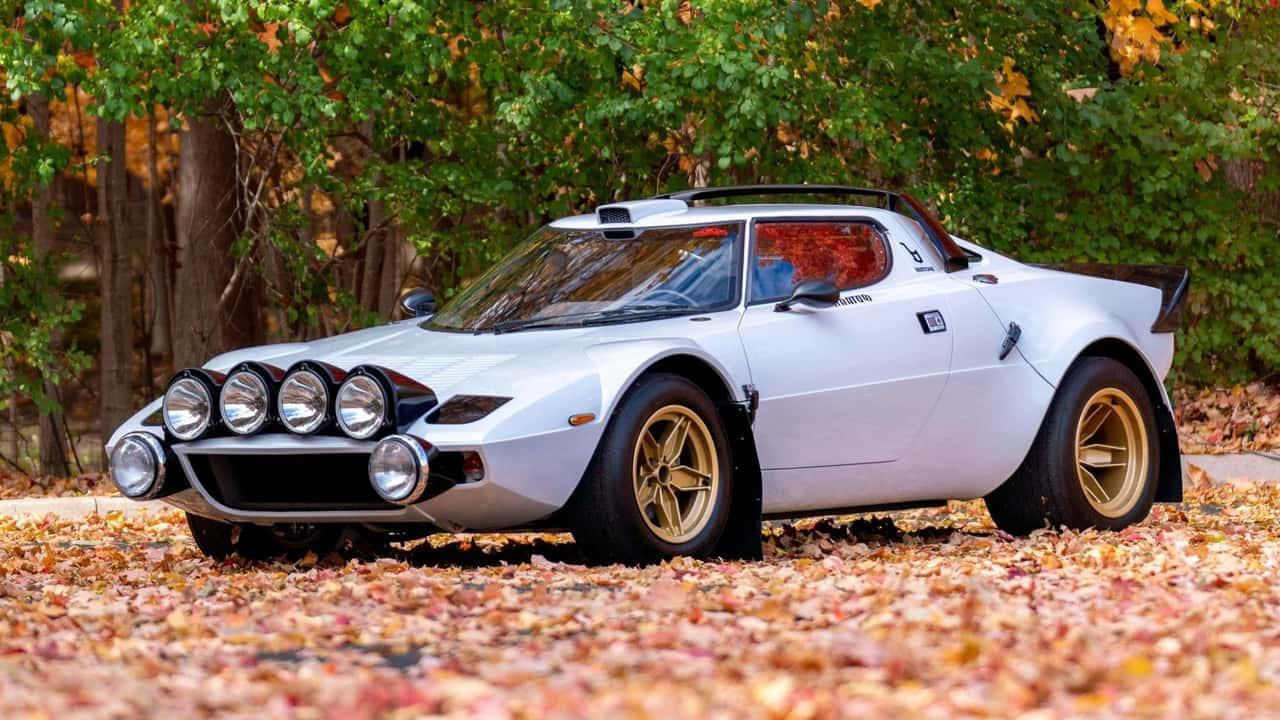 Lancia Stratos, vintage, silver, HD Desktop Wallpaper