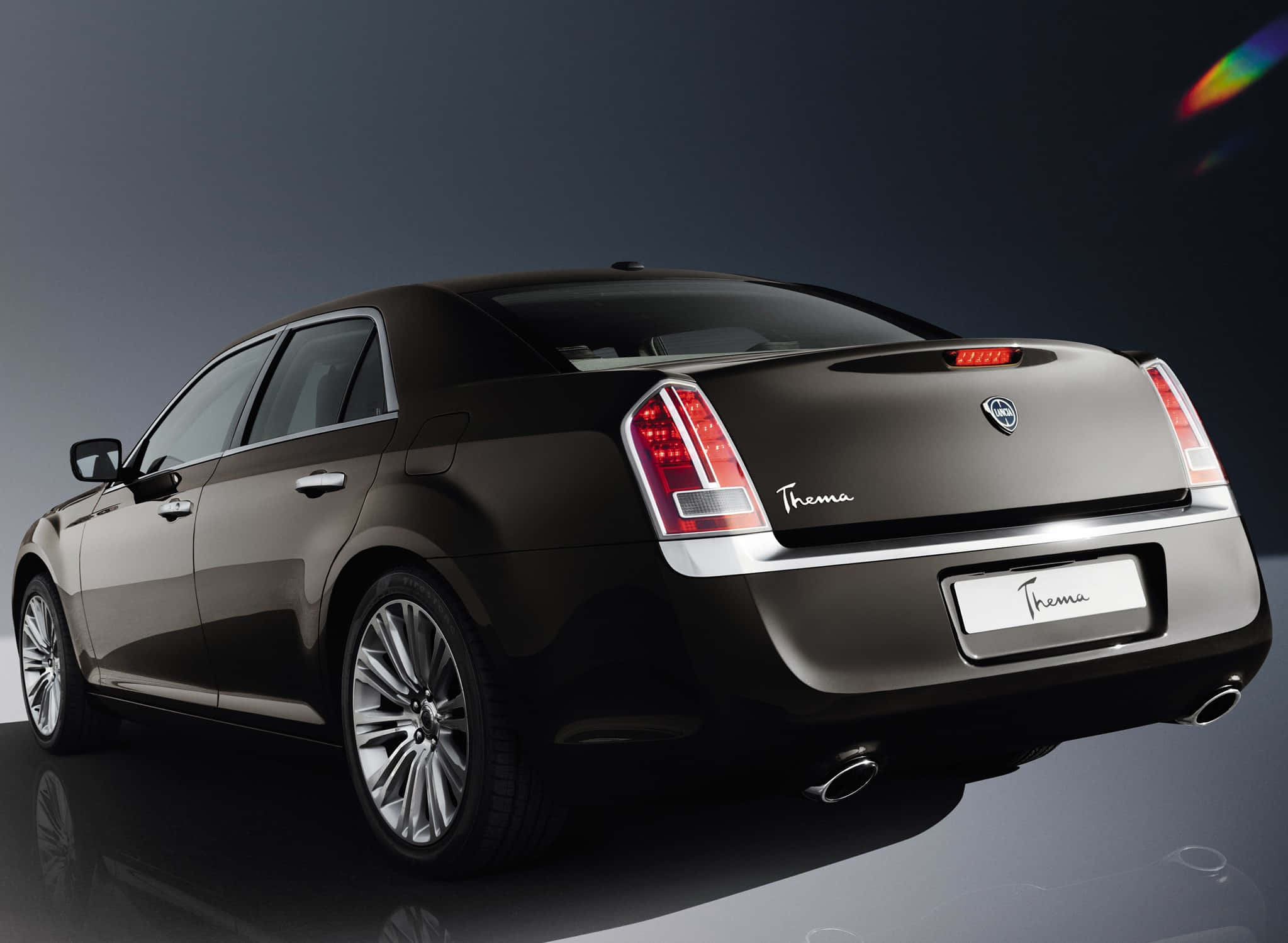 Lancia Thema, luxury sport edition, dark brown, Full HD Desktop Wallpaper
