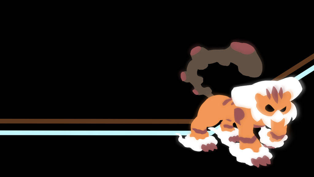 Landorus, black, orange, SD Desktop Wallpaper