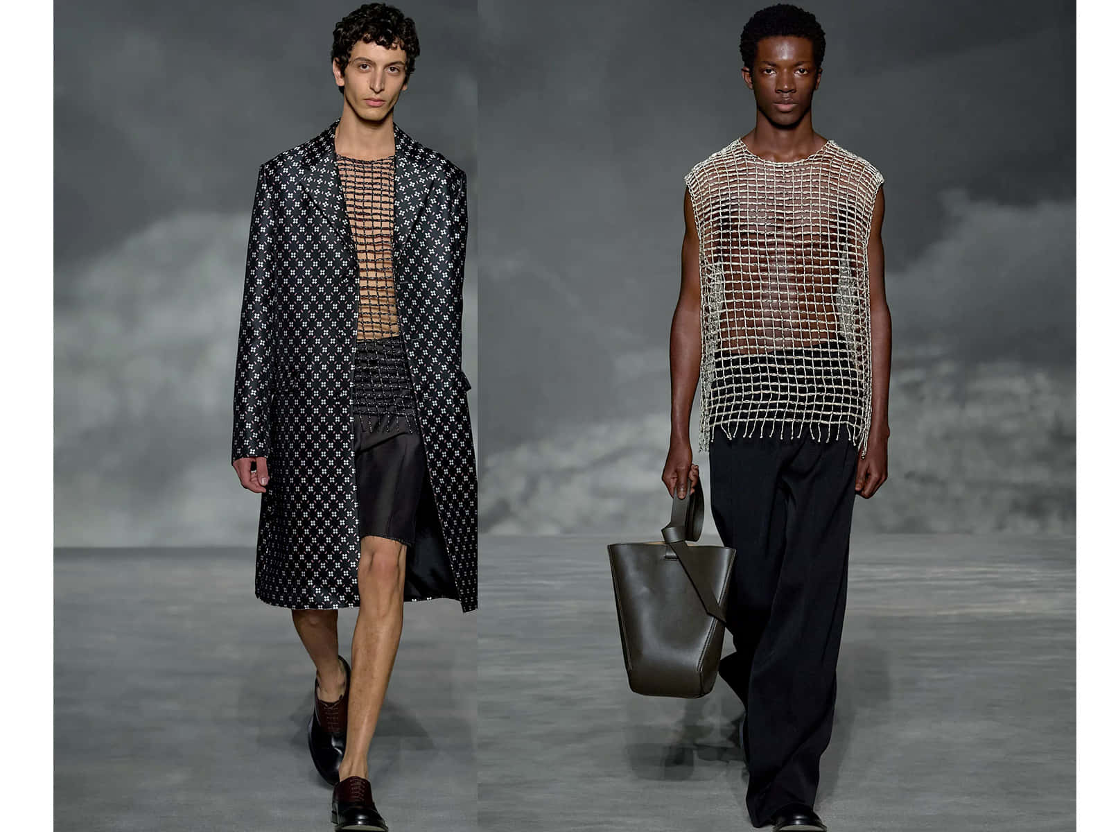 Lanvin, mesh outfit, mesh tops, HD Desktop Wallpaper