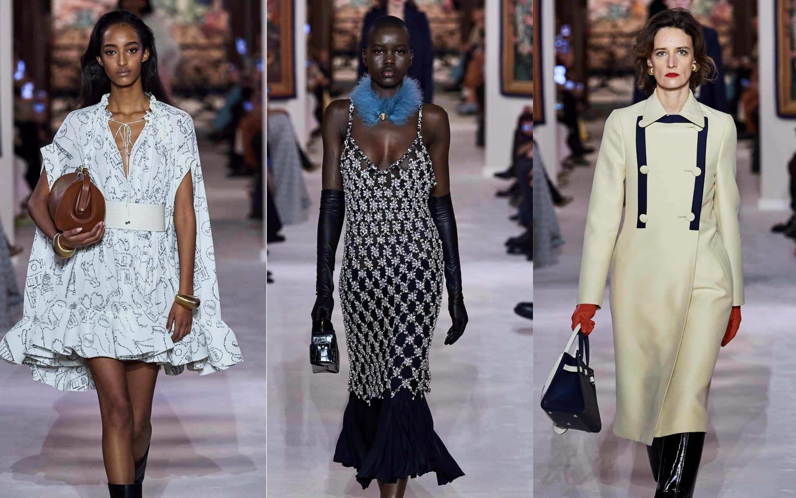 Lanvin, runway, studio lights, 2K Desktop Wallpaper