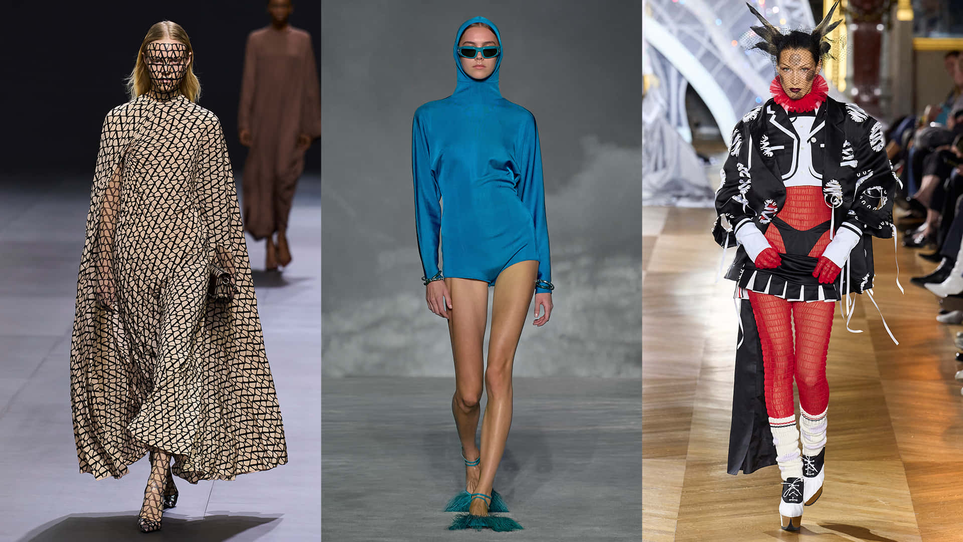 Lanvin, avant-garde outfits, geometric cape, Full HD Desktop Wallpaper