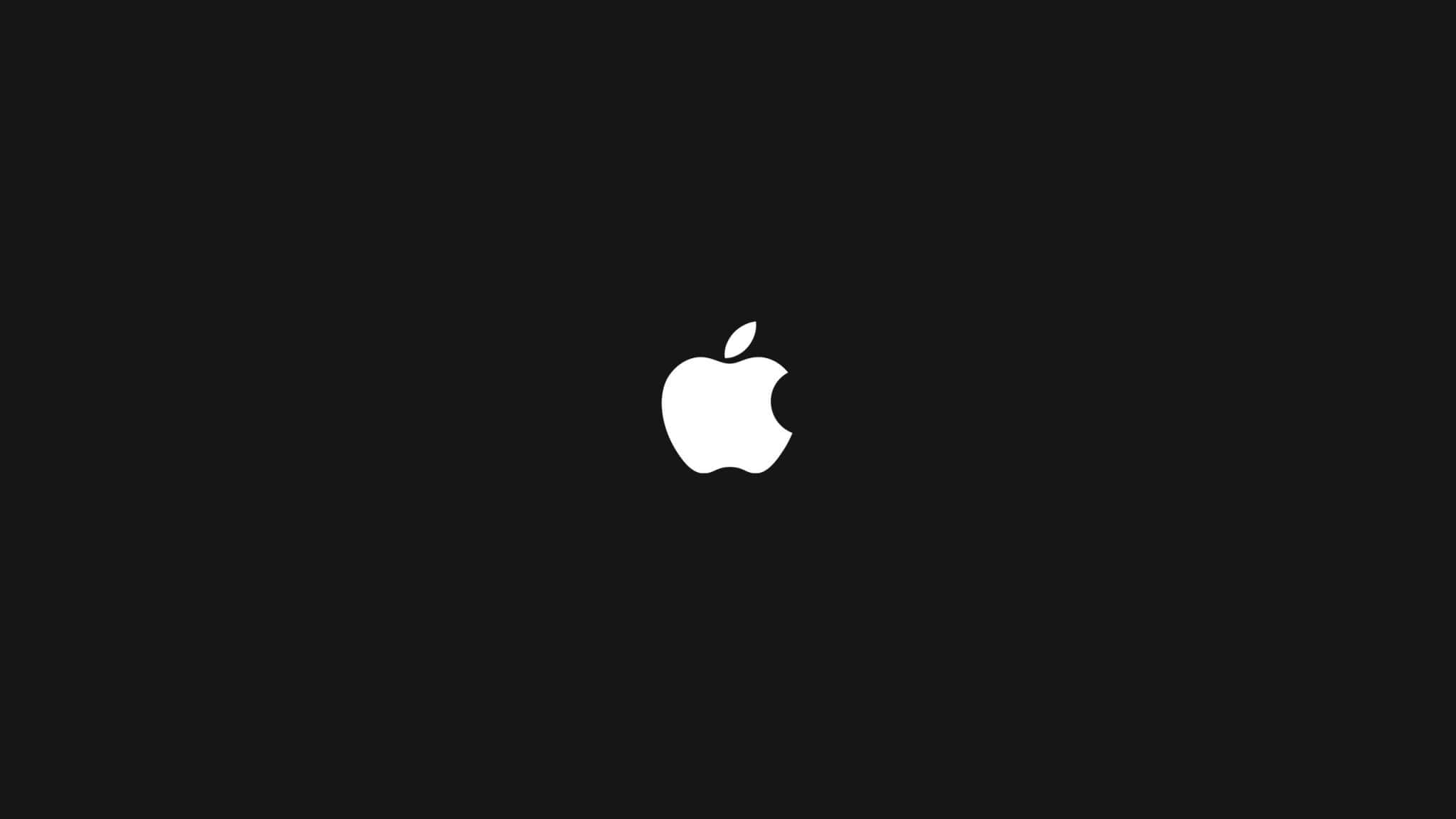 Apple, laptop, white Apple logo, Full HD Desktop Wallpaper