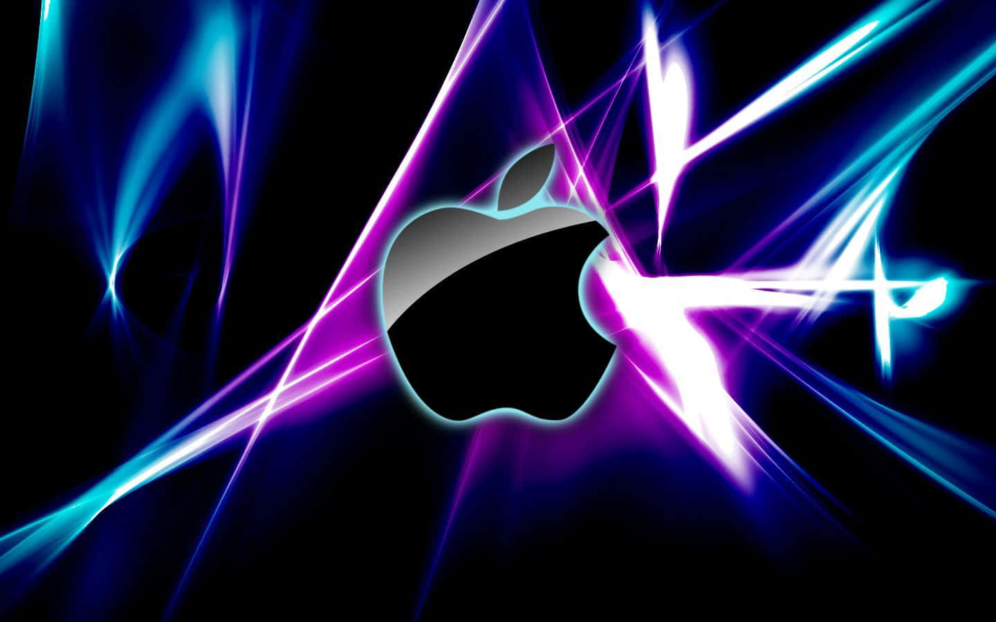 Apple, Apple logo, electric blue, HD Desktop Wallpaper