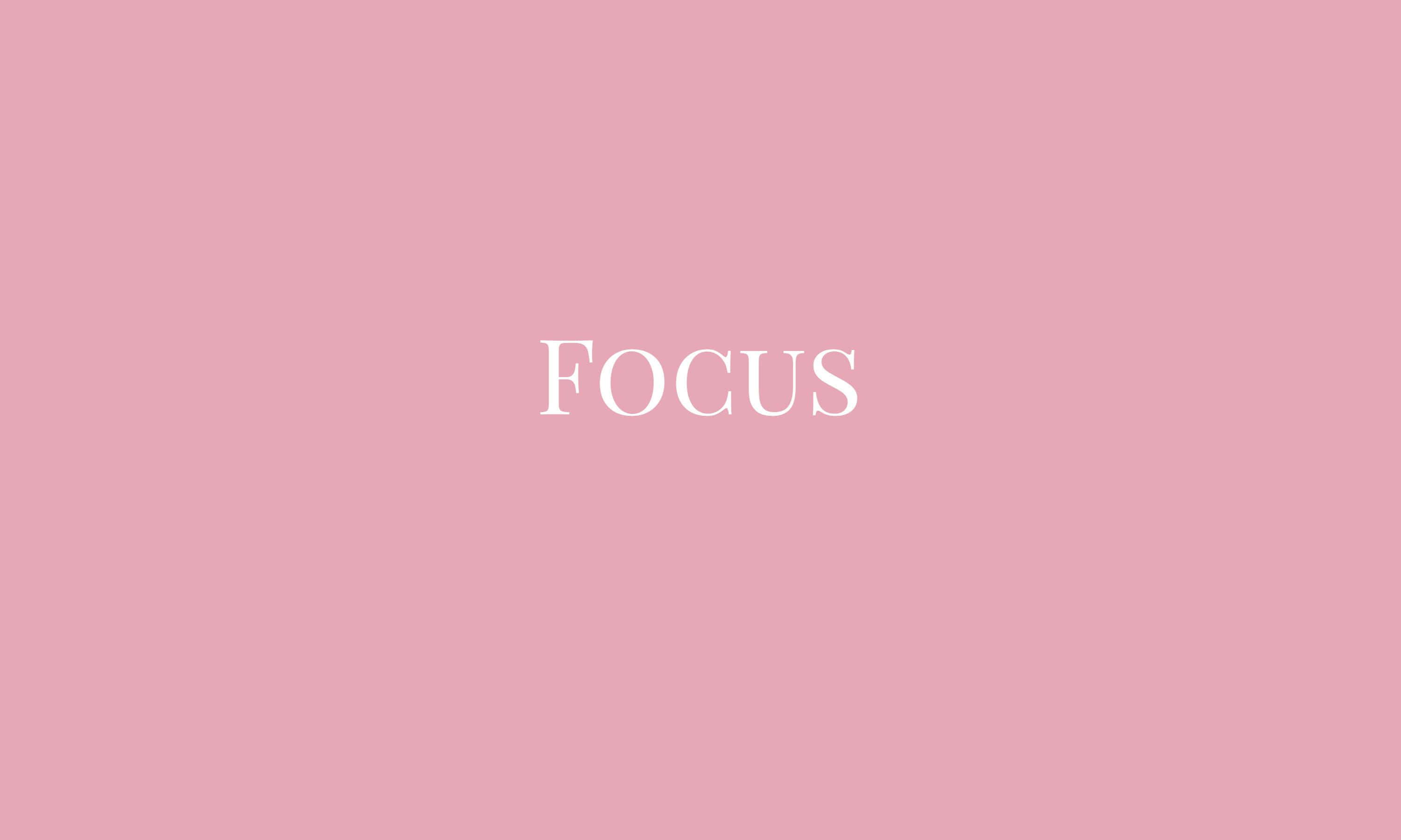 pink laptop, soft pink background, elegant white serif font, 2K Desktop Wallpaper
