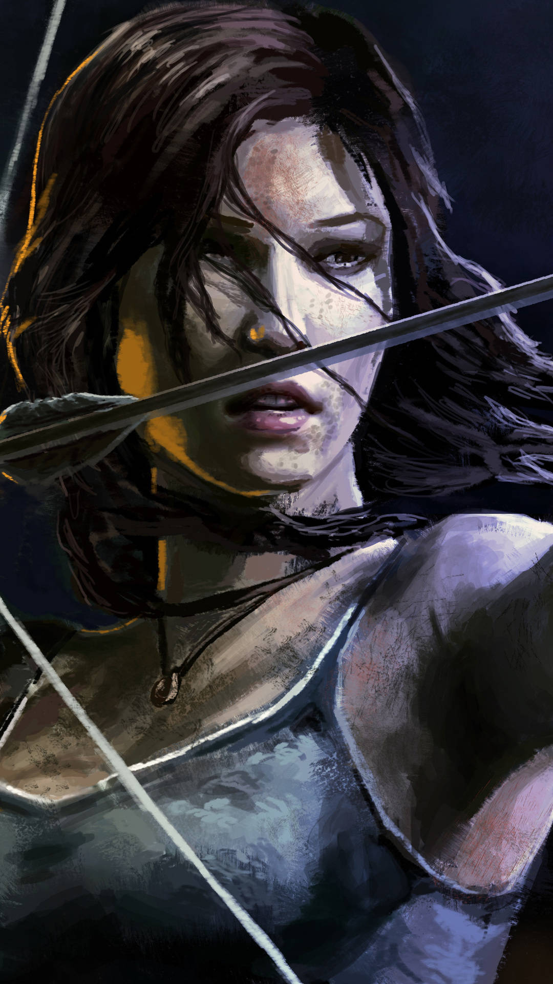 Lara Croft, iPhone, archer, Full HD Phone Wallpaper