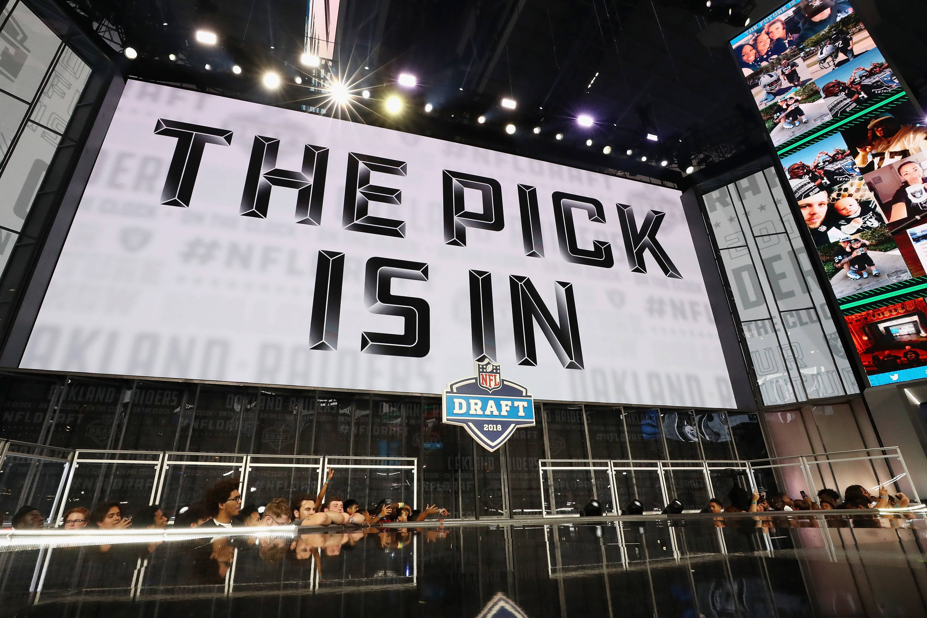 Las Vegas Raiders, THE PICK IS IN, 2018 NFL Draft, 2K Desktop Wallpaper