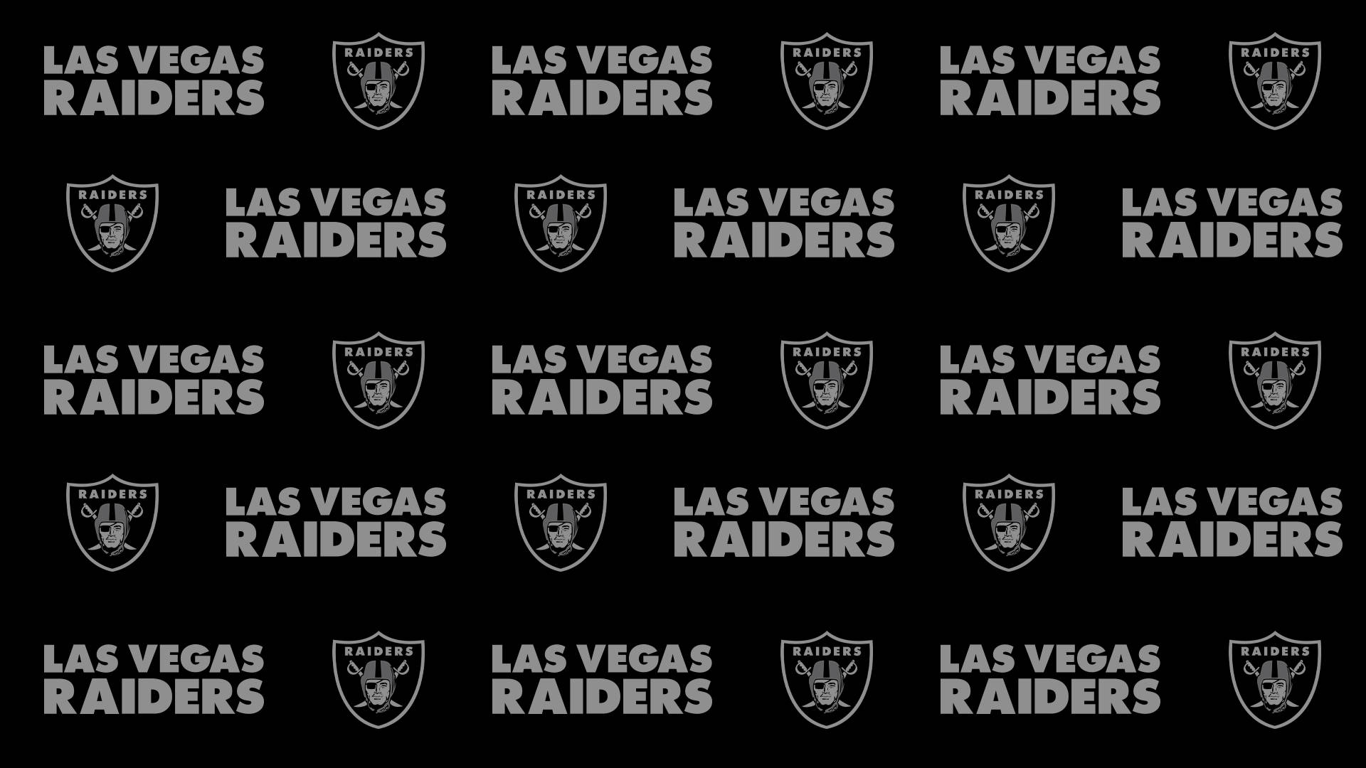 Las Vegas Raiders, logo, gray, Full HD Desktop Wallpaper