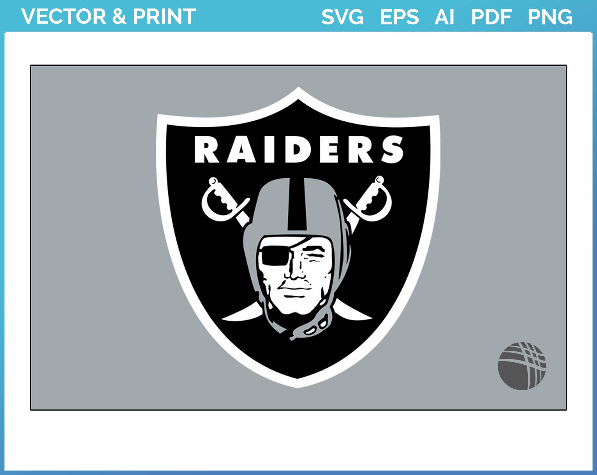 Las Vegas Raiders, black, silver, Full HD Desktop Wallpaper