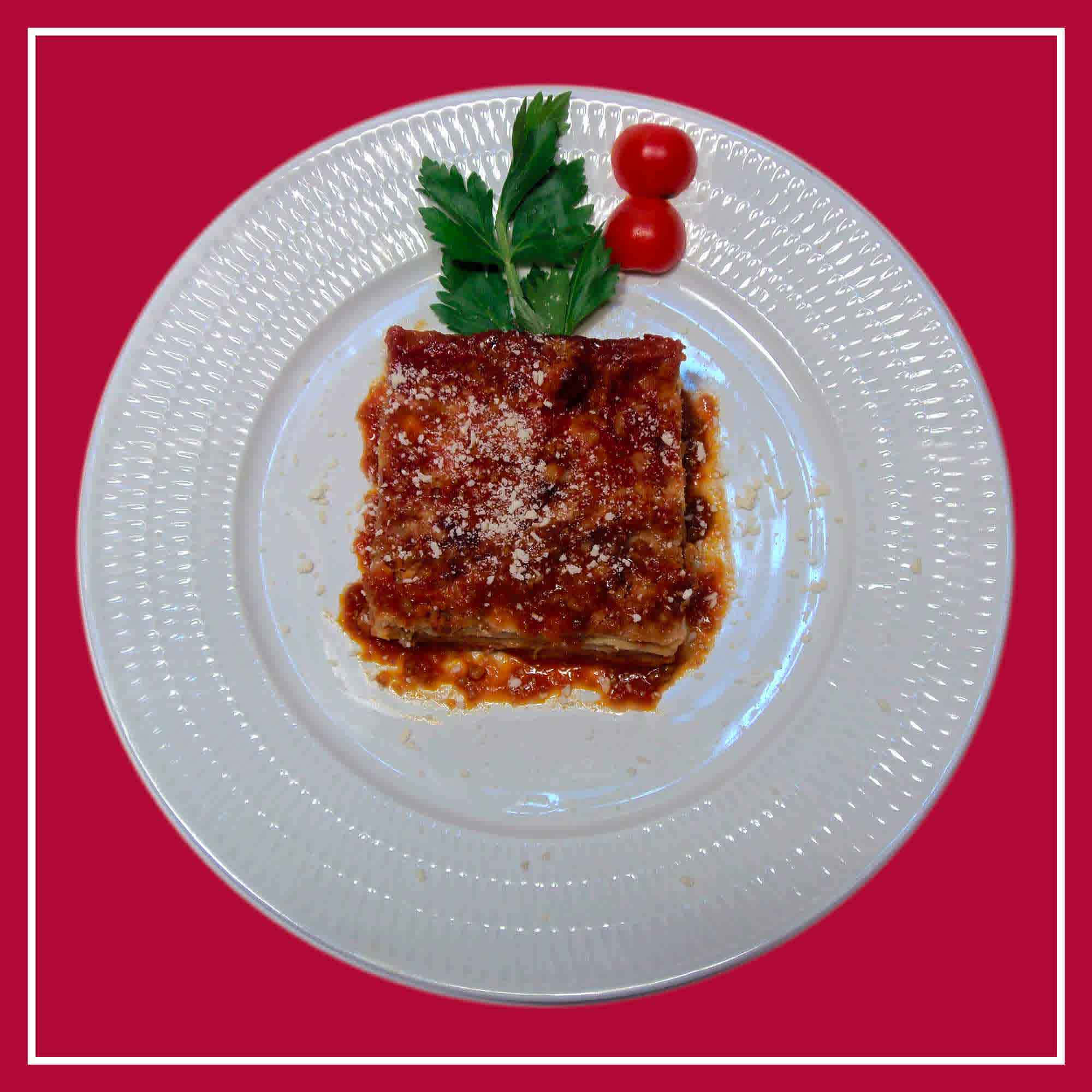lasagna alla bolognese, red sauce, tomato sauce, Full HD Desktop Wallpaper