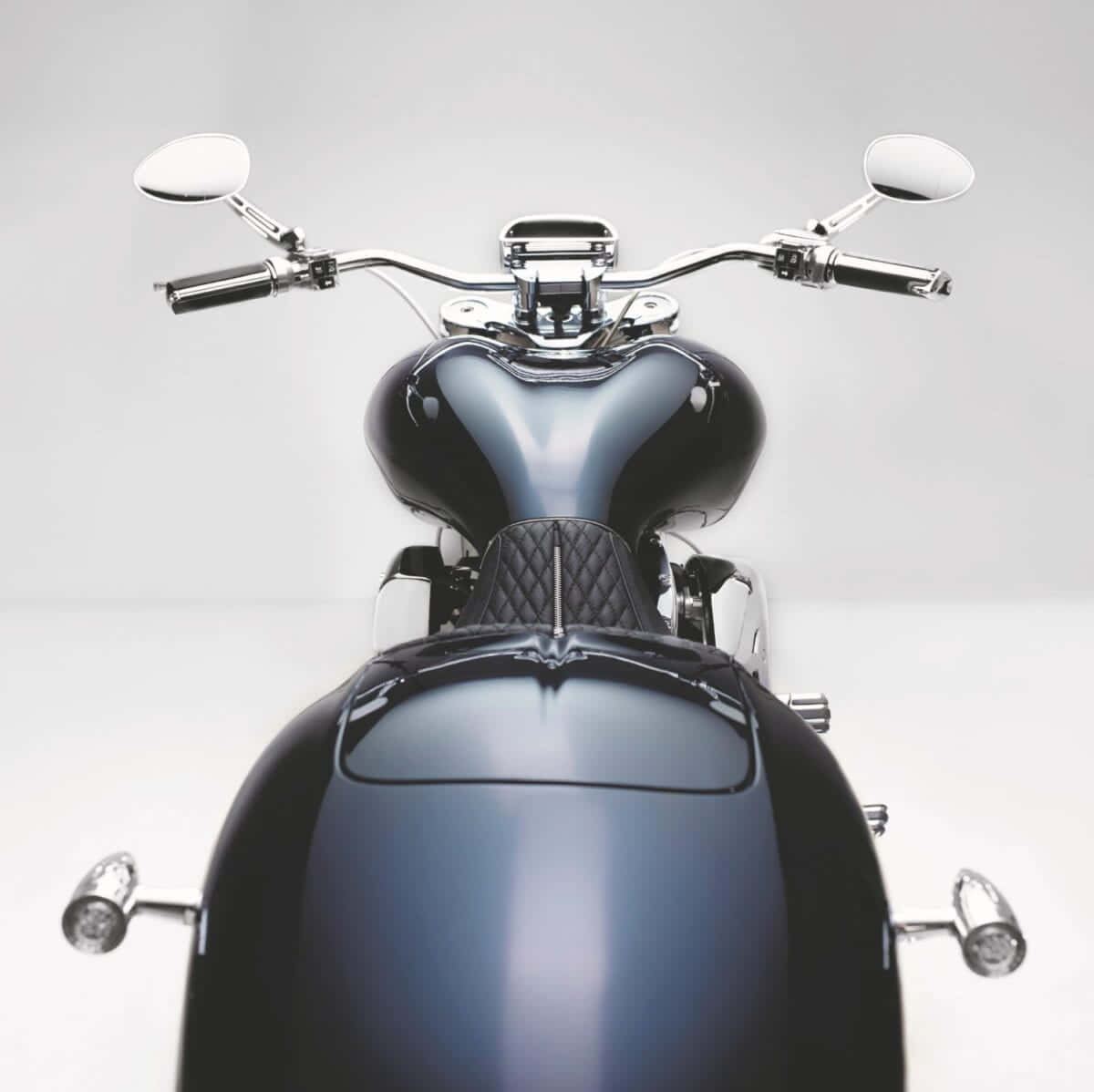 Lauge Jensen, sleek black motorcycle, chrome handlebars, SD Desktop Wallpaper