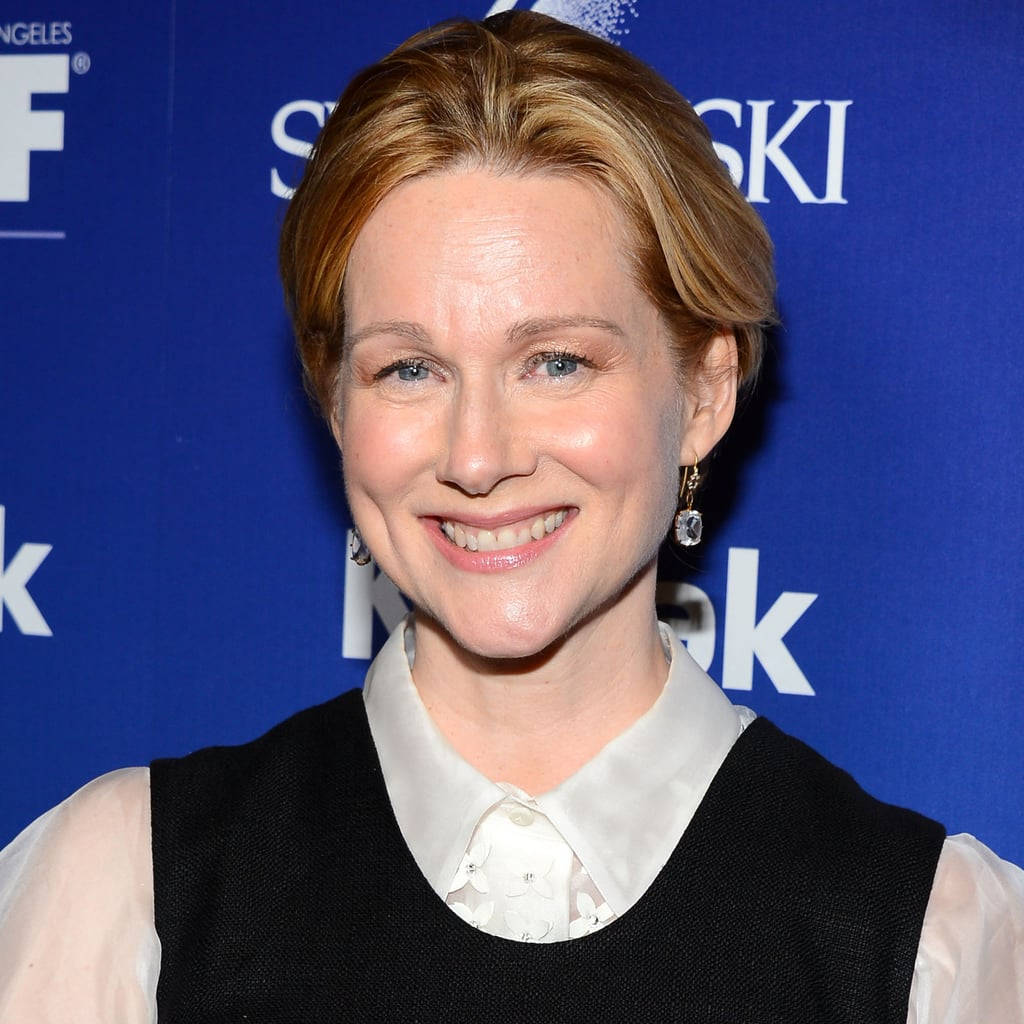 Laura Linney, black vest, white blouse, SD Desktop Wallpaper
