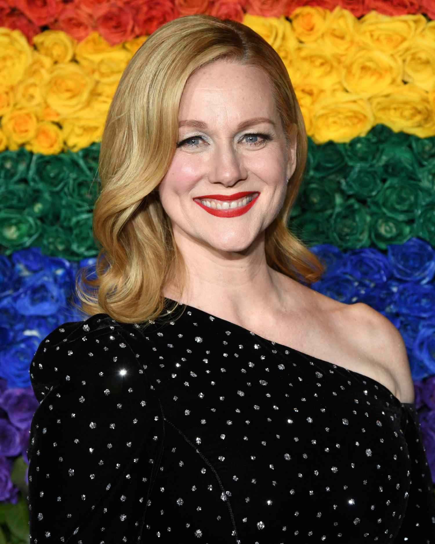 Laura Linney, rainbow, roses, HD Phone Wallpaper
