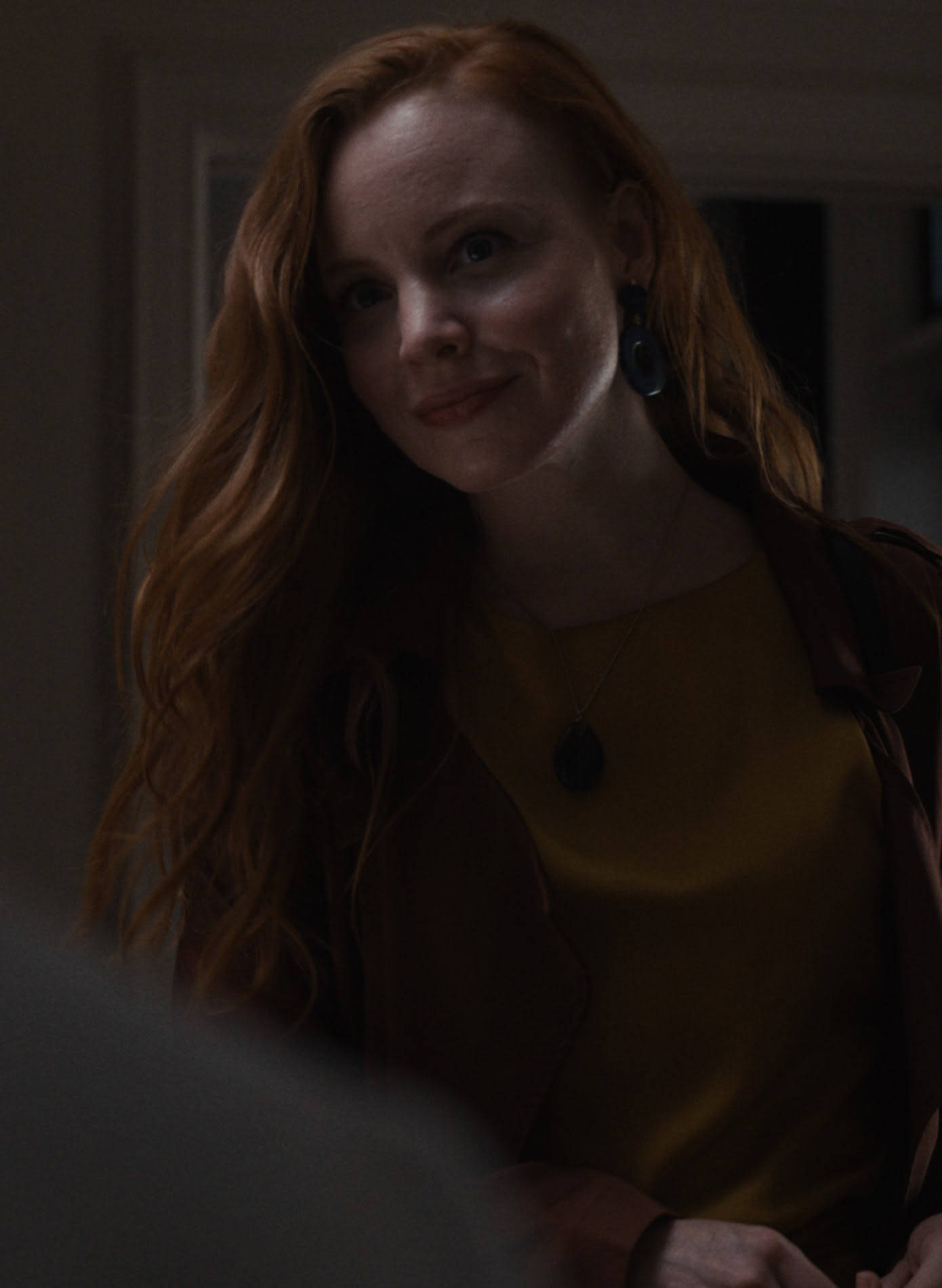 Lauren Ambrose, dark TV show, long red hair, HD Phone Wallpaper
