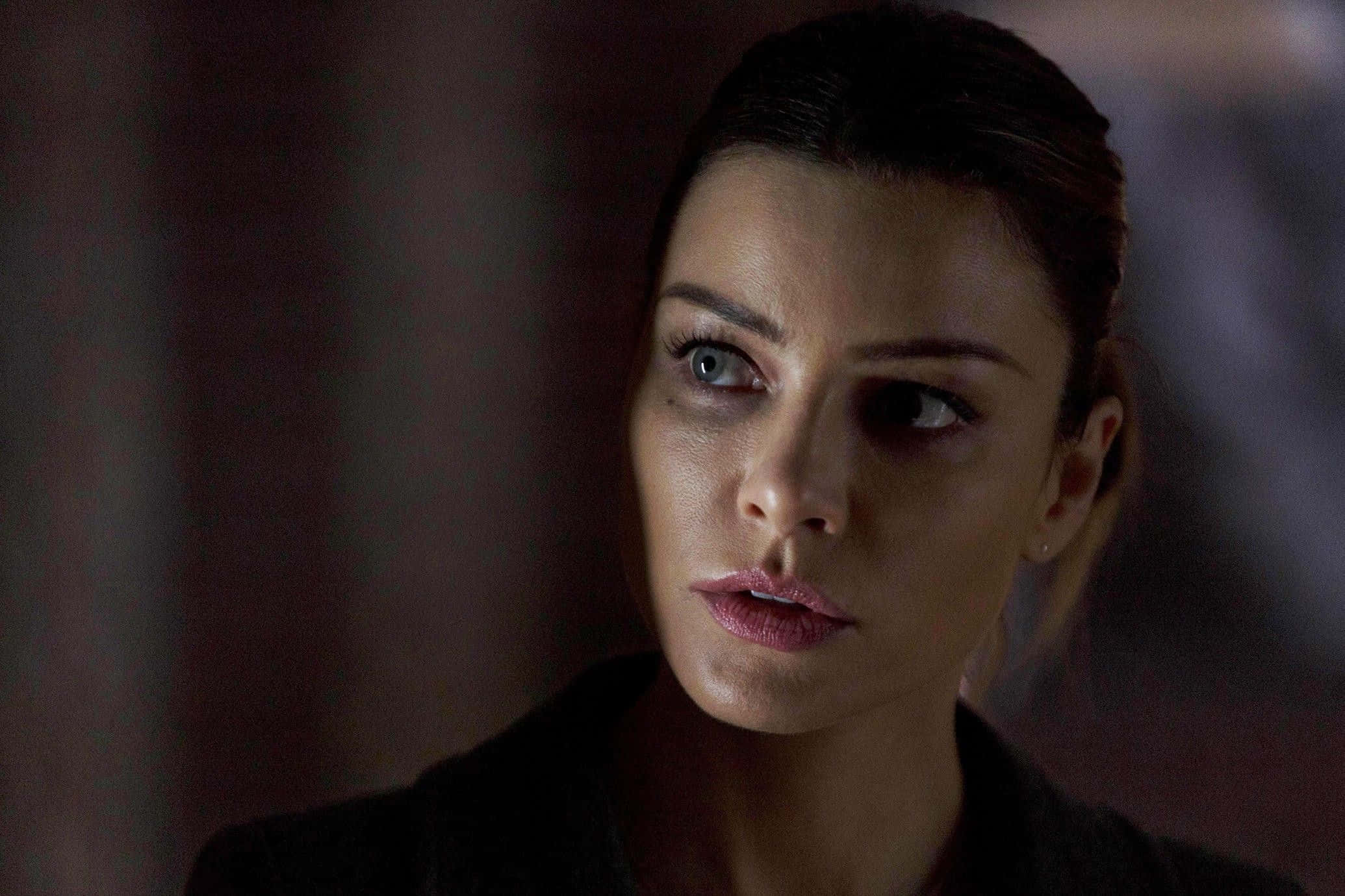 Lauren German, intense blue eyes, dark hair, Full HD Desktop Wallpaper