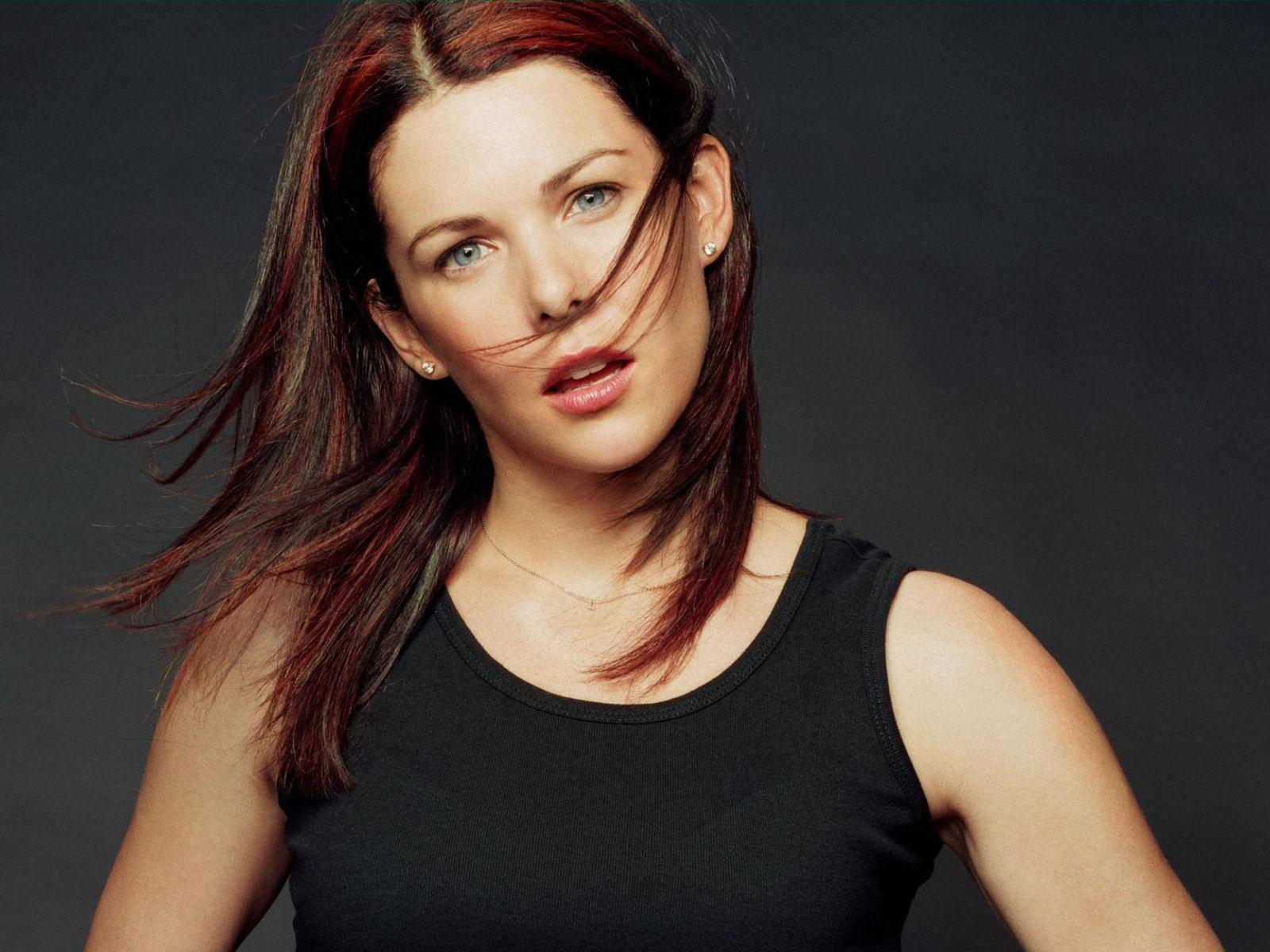 Lauren Graham, red hair, piercing blue eyes, HD Desktop Wallpaper