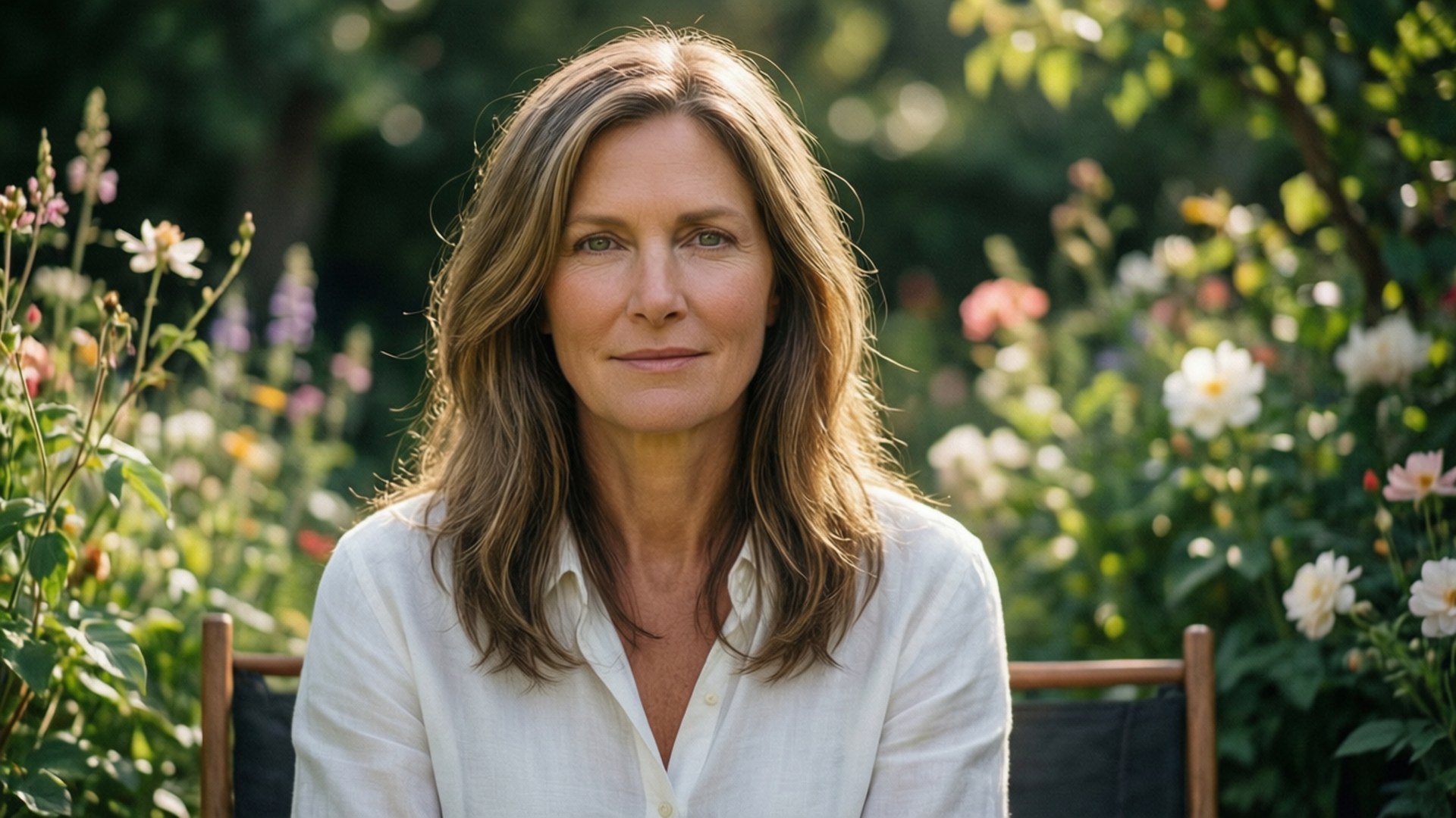 Laurene Powell Jobs, garden, peaceful, Full HD Desktop Wallpaper