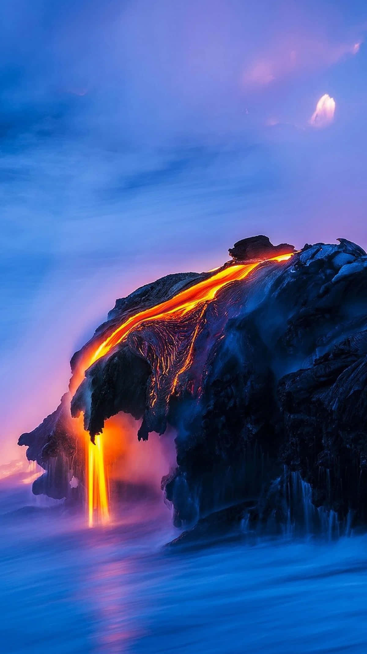 Flowing Magma, colorful, 4K, Full HD Phone Wallpaper