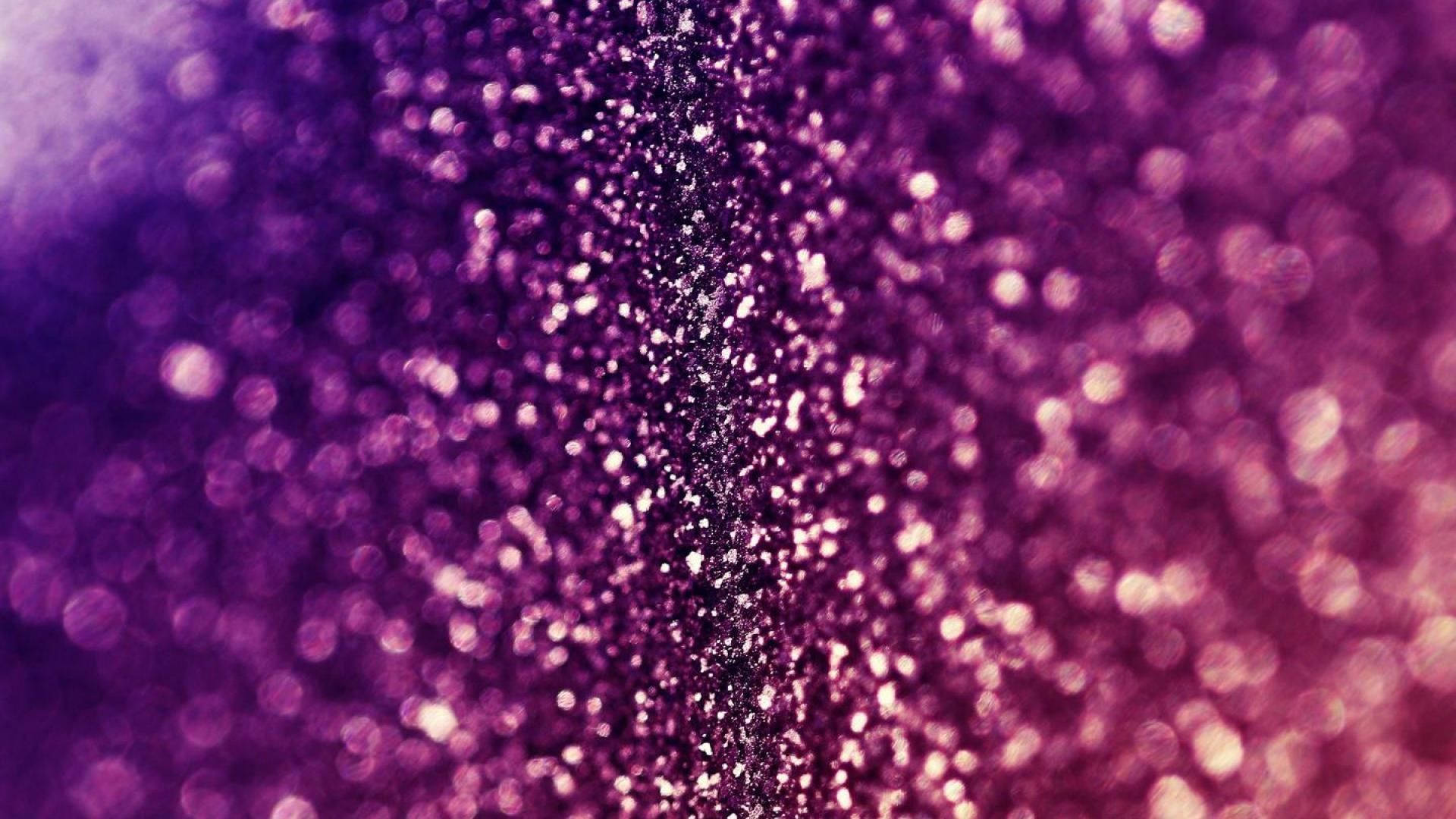 Sparkly Purple Glitter Gradient, shimmering purple glitter particles, central dark line, Full HD Desktop Wallpaper