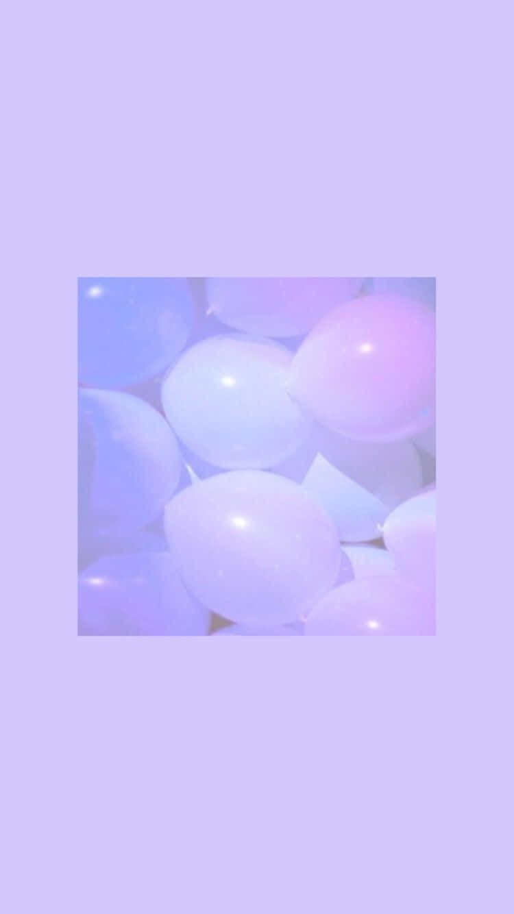 Lavender Purple, gradient, balloons, HD Phone Wallpaper