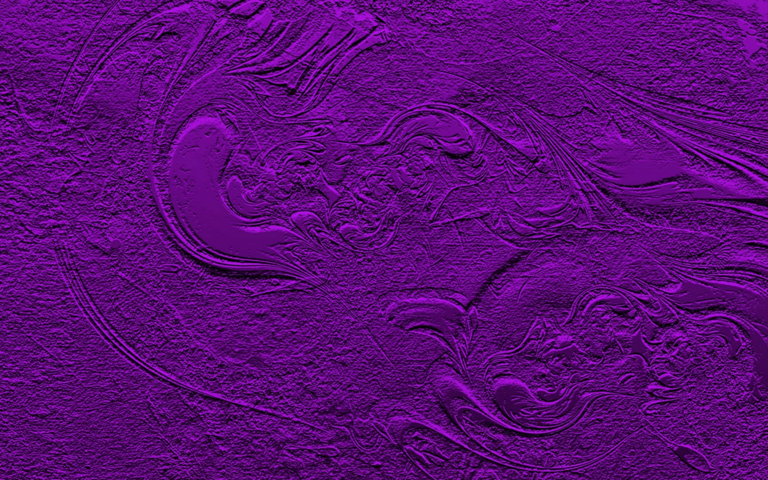 purple paint, wall, swirling organic patterns, 2K Desktop Wallpaper