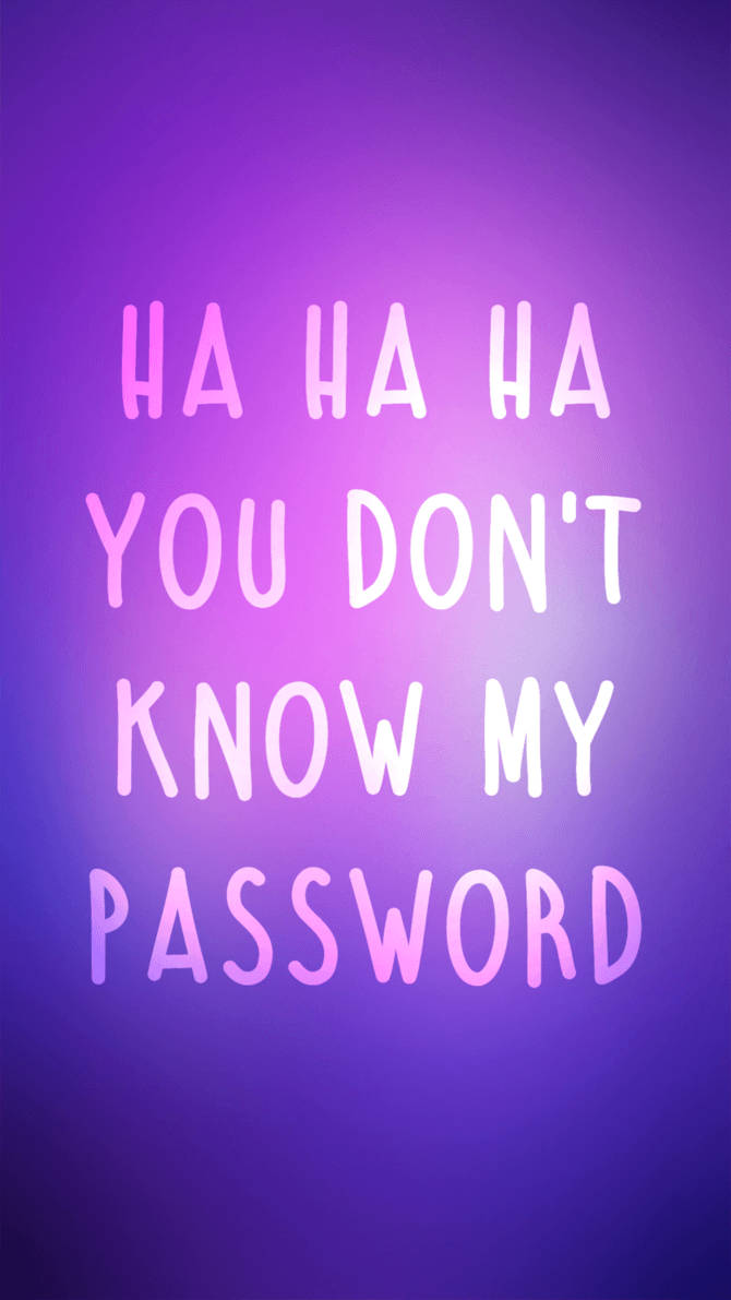 purple hahaha, glowing purple gradient background, bold white text, SD Phone Wallpaper