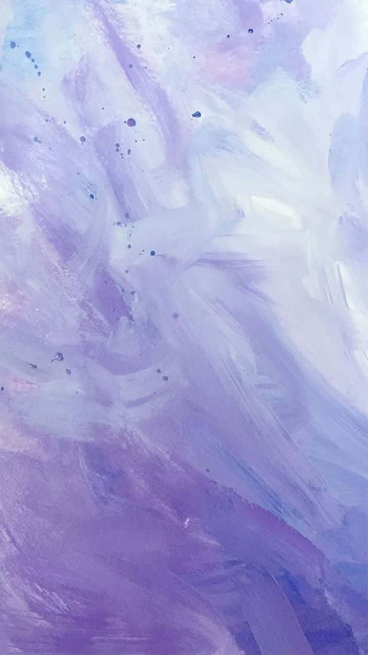 Lavender Purple, soft lavender, white brushstrokes, HD Phone Wallpaper