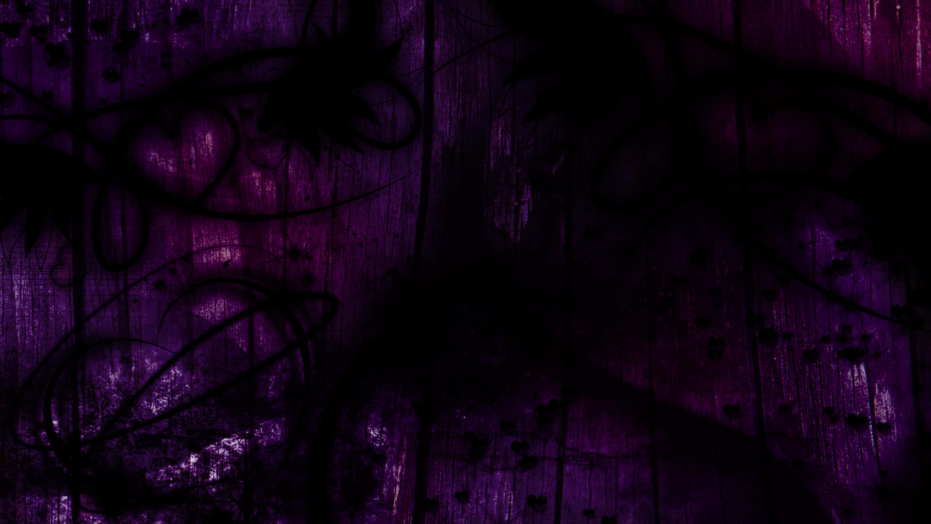 Dark purple, black floral swirls, vertical streaks, Full HD Desktop Wallpaper