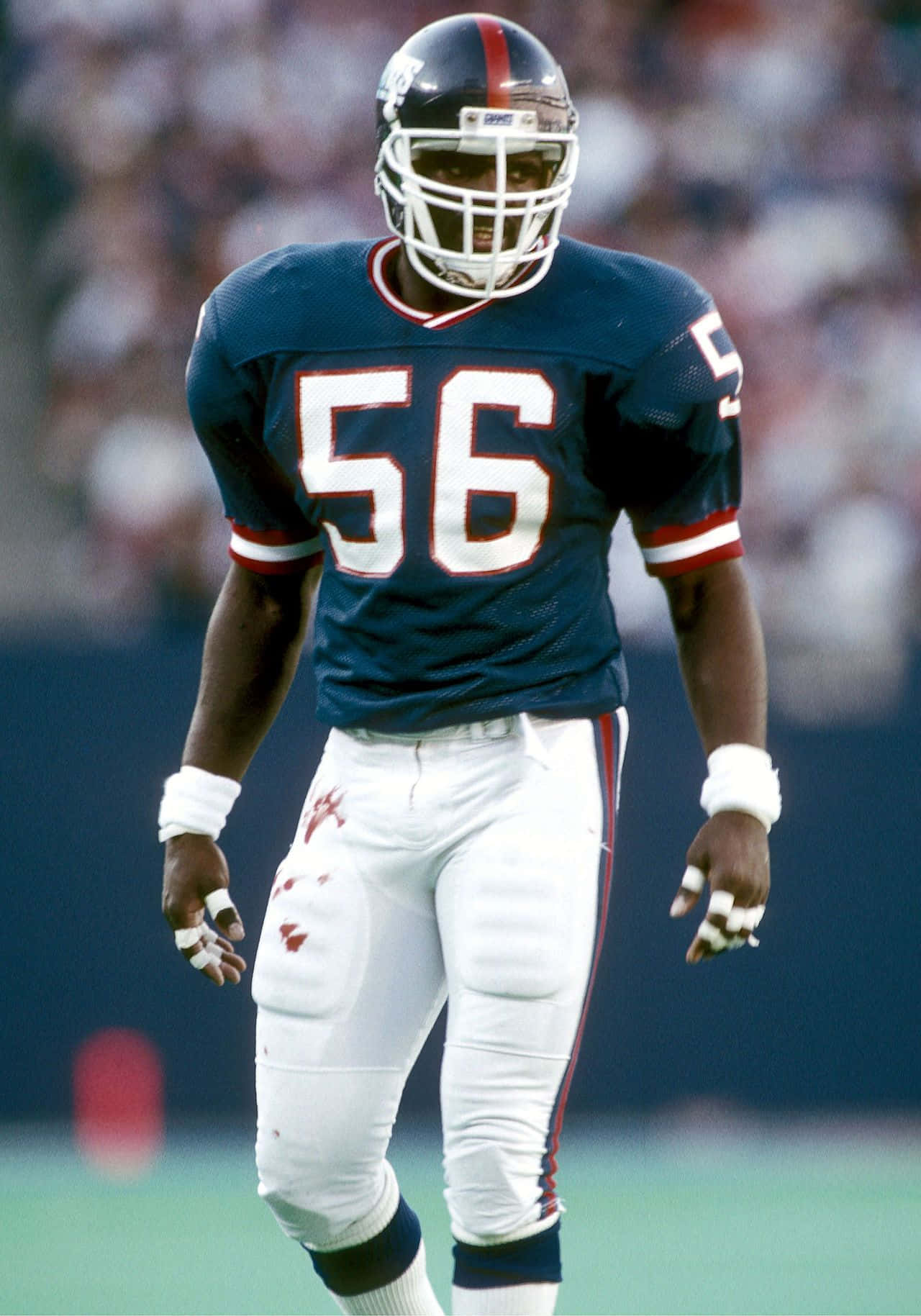 Lawrence Taylor, navy blue jersey, number 56, HD Phone Wallpaper