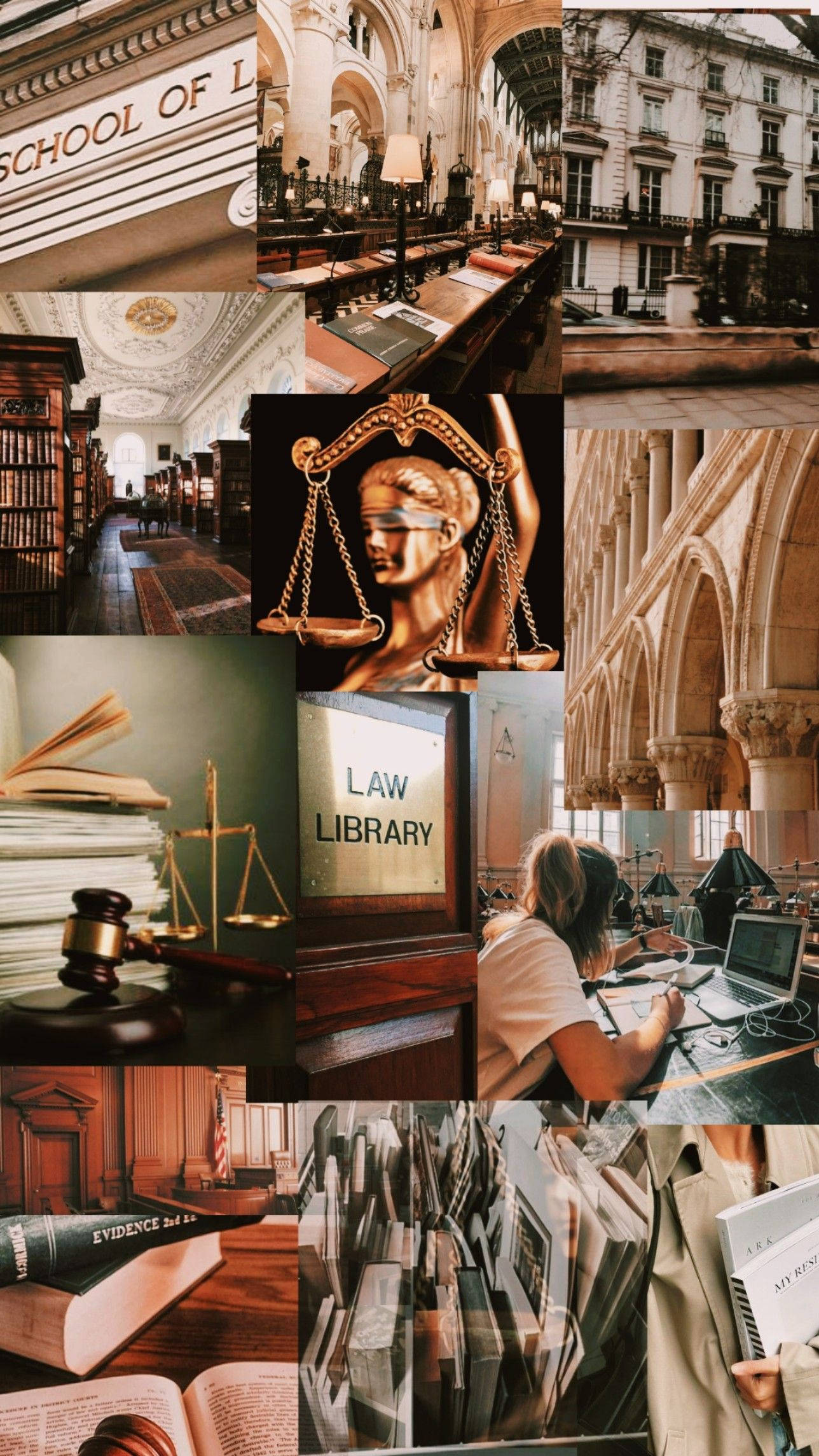 law school, statues, scales, Full HD Phone Wallpaper