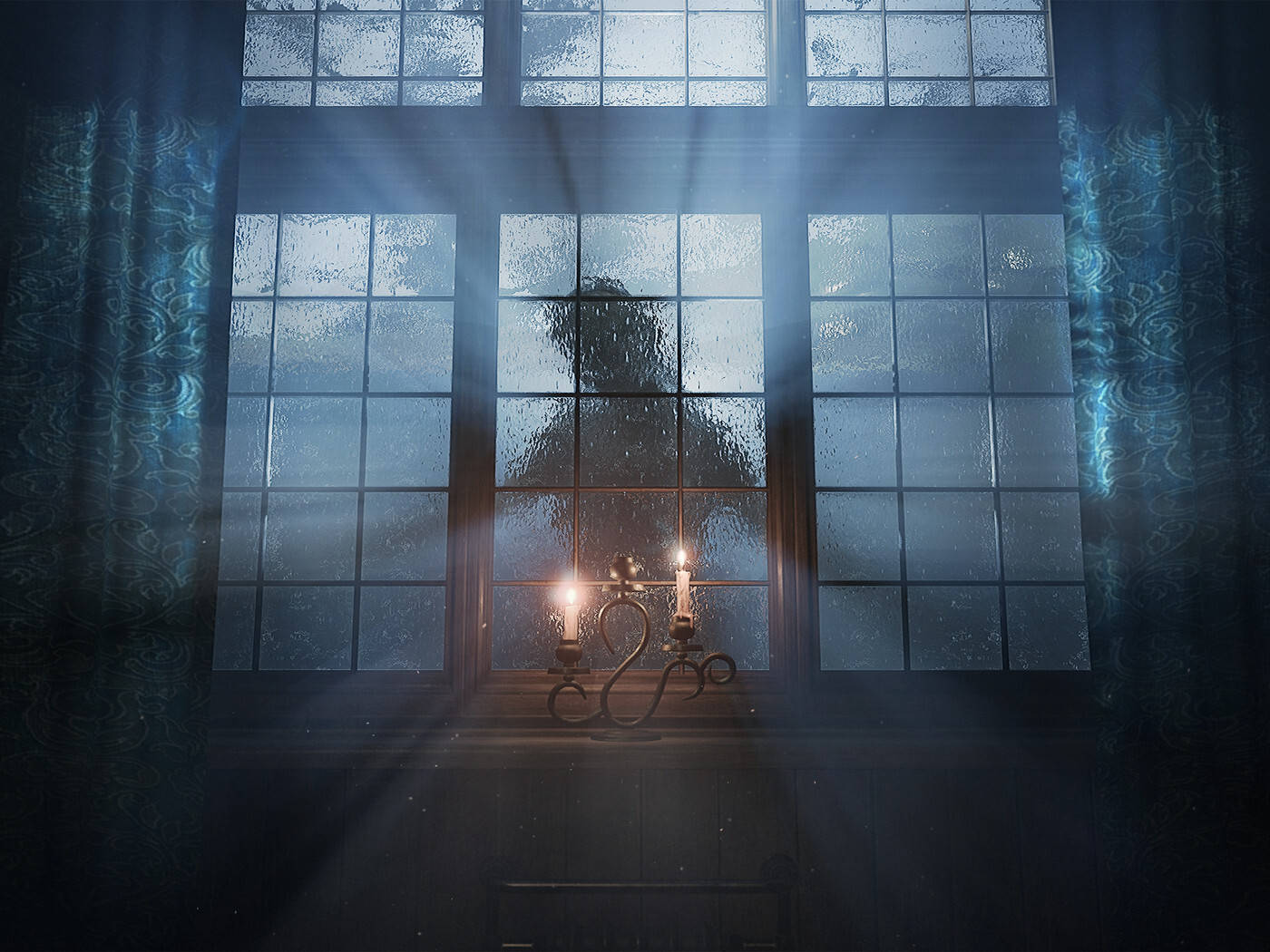 Layers Of Fear, ghost, windowsill, HD Desktop Wallpaper