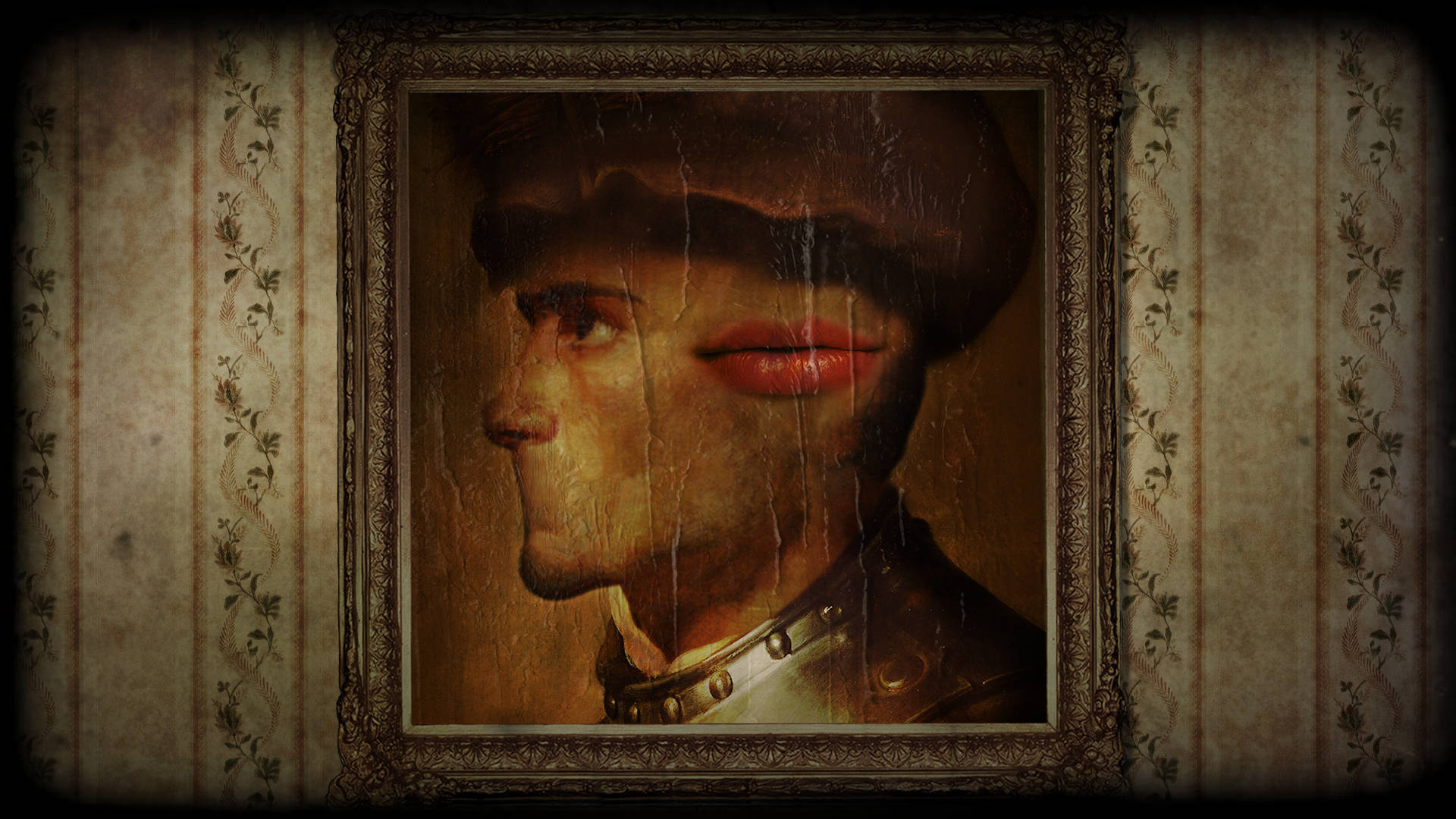 Layers Of Fear, vintage portrait, man in armor, Full HD Desktop Wallpaper