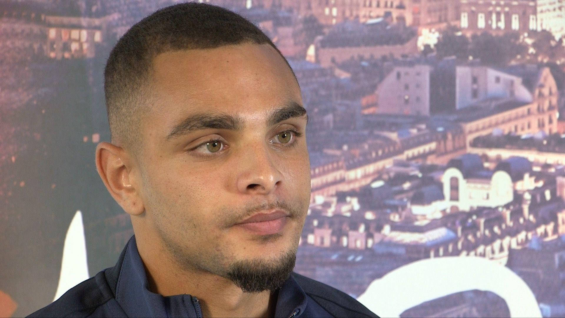 Layvin Kurzawa, short haircut, goatee, Full HD Desktop Wallpaper