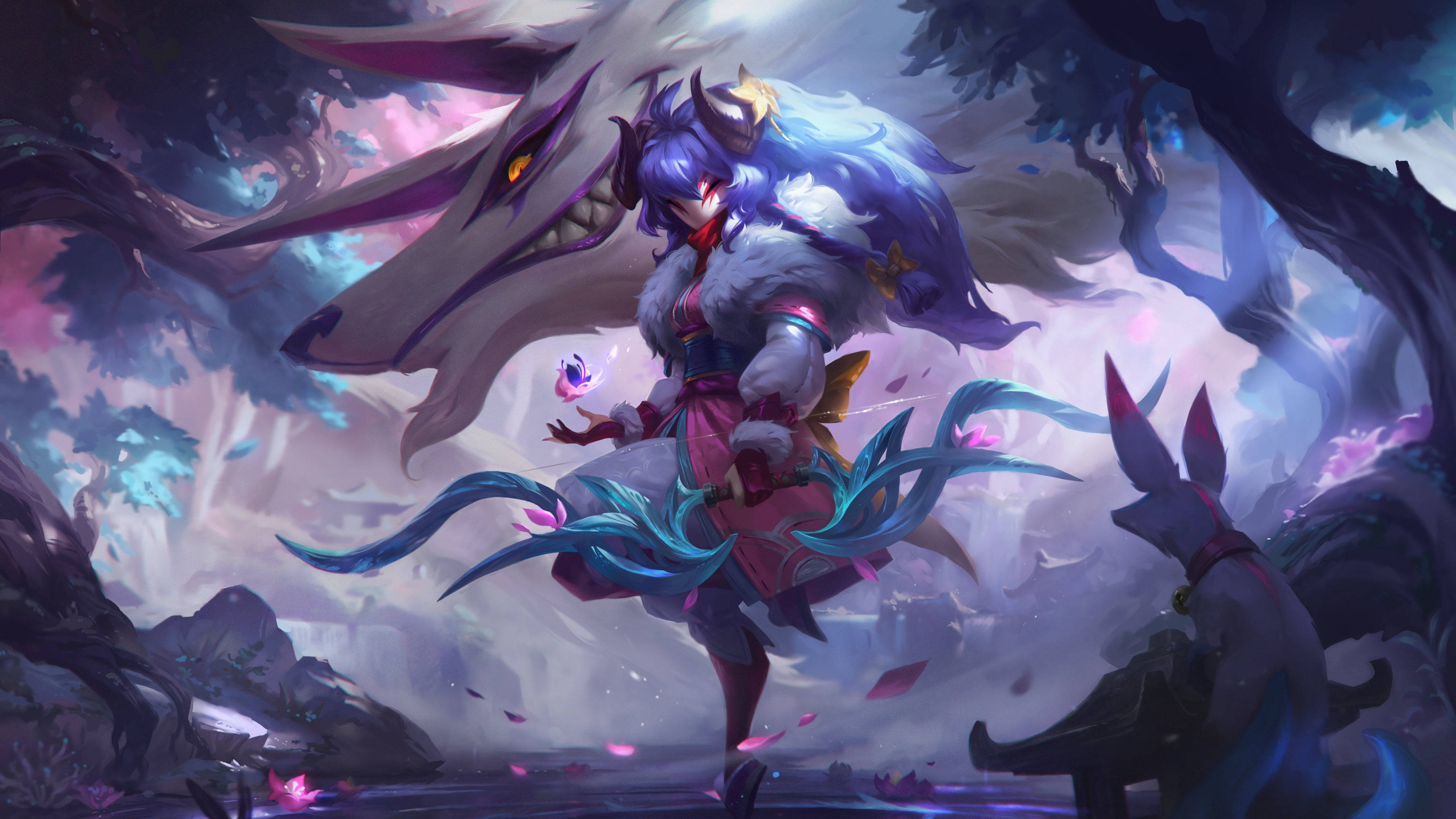 League Of Legends, Android, fox-like features, 4K Desktop Wallpaper
