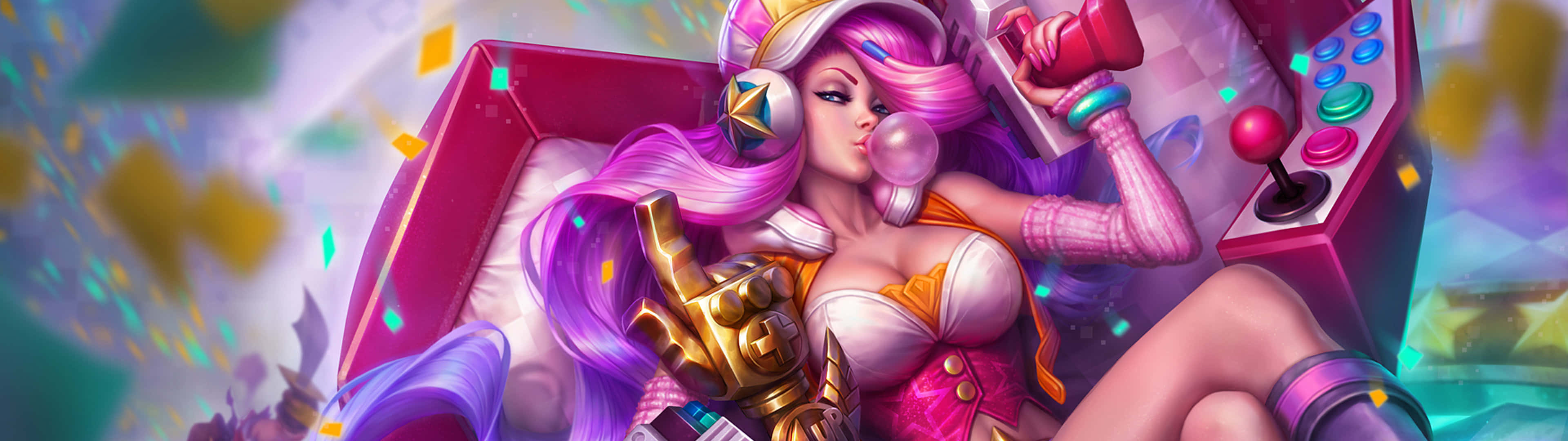 League Of Legends, dual screen, 3840 x 1080, 4K Desktop Wallpaper