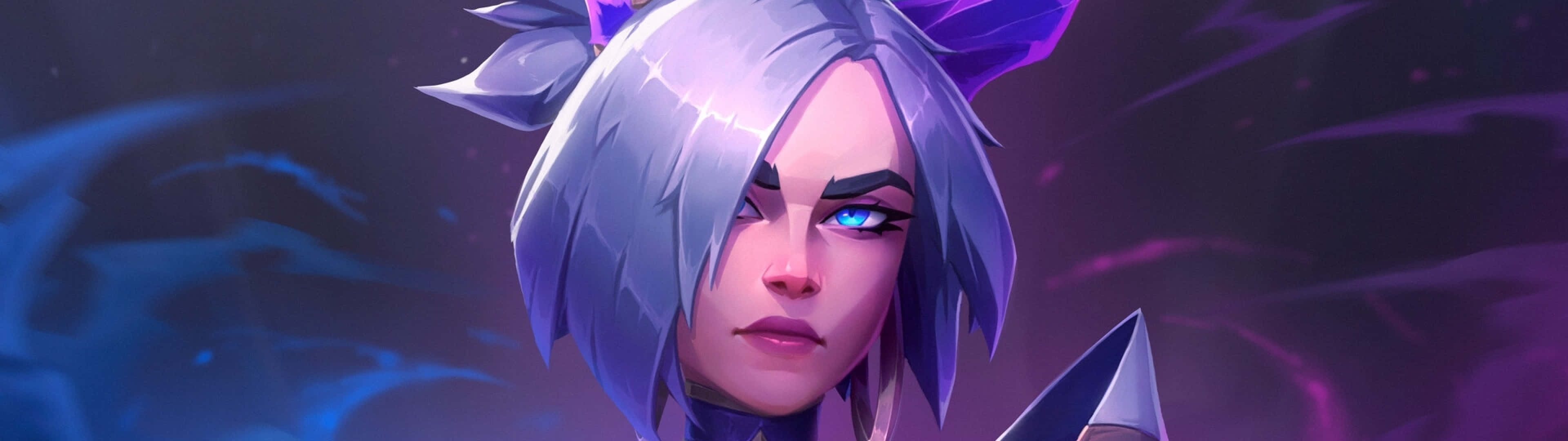 League Of Legends, 3840x1080, silver hair, 4K Desktop Wallpaper