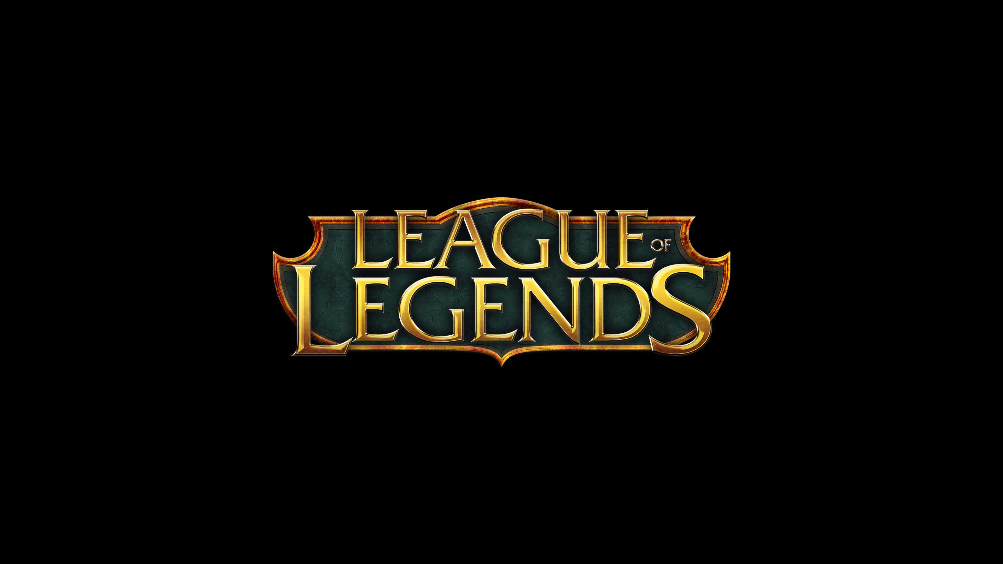 League Of Legends, gold, teal, 4K Desktop Wallpaper