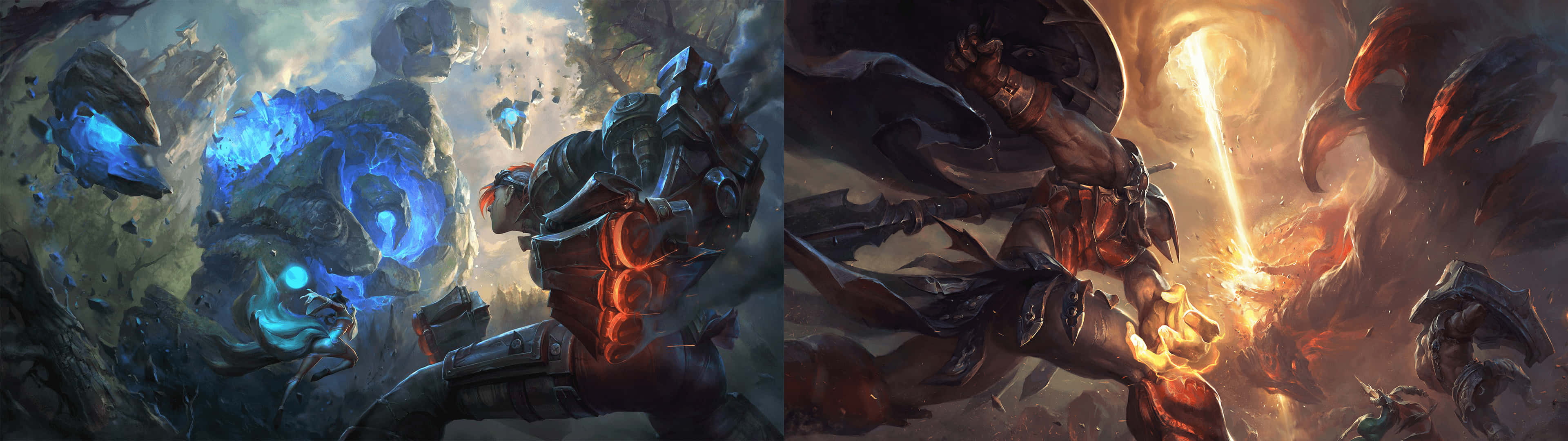 League of Legends, warrior, dark armor, 4K Desktop Wallpaper